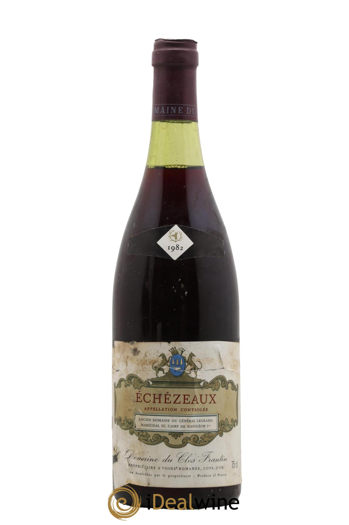 Echezeaux Grand Cru Clos Frantin - Albert Bichot 1982 - Lot de 1 bouteille - 0