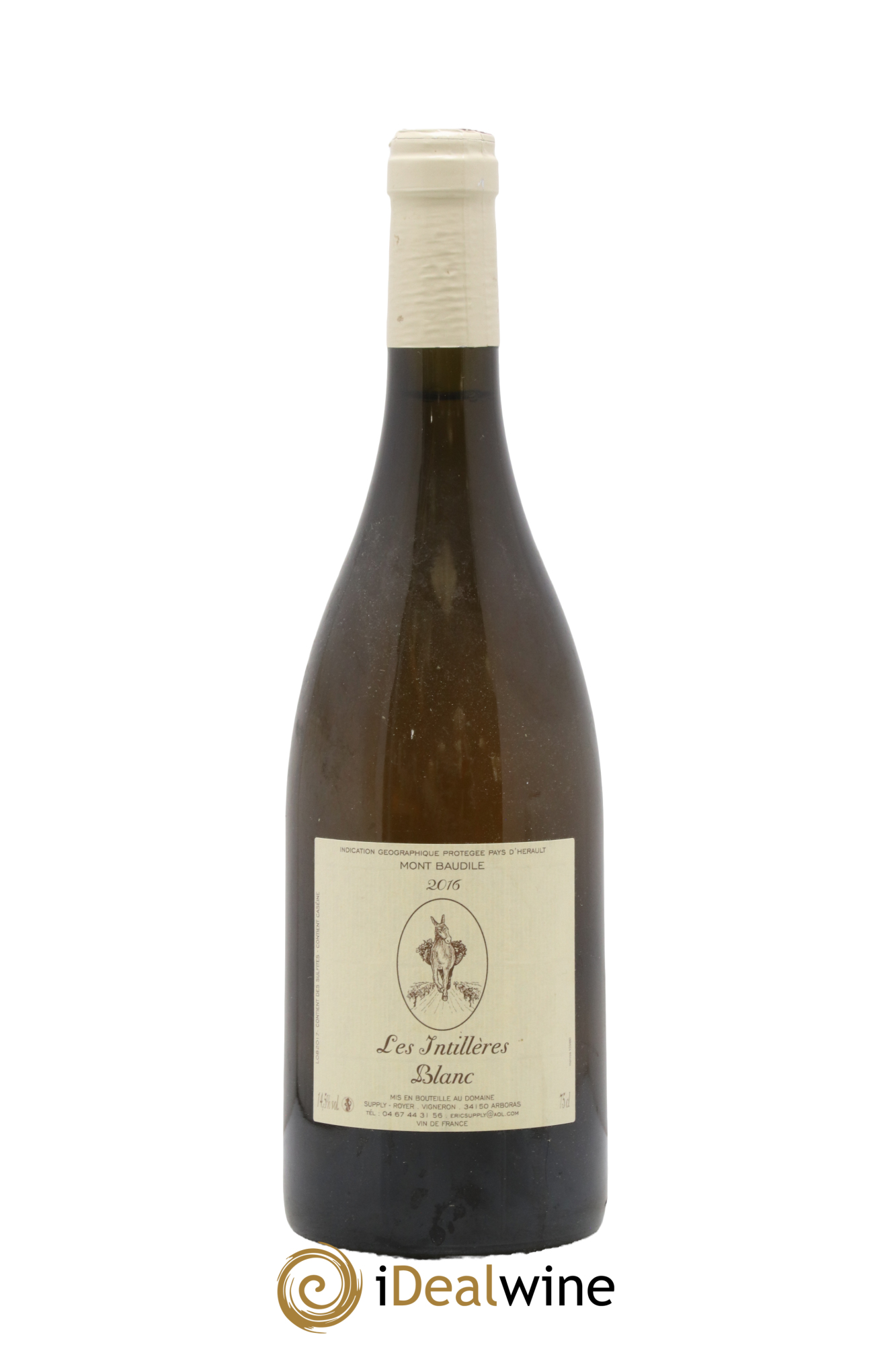 Pays d'Hérault Mont Baudile Les Intillères Supply-Royer 2016 - Lot de 1 bouteille - 0
