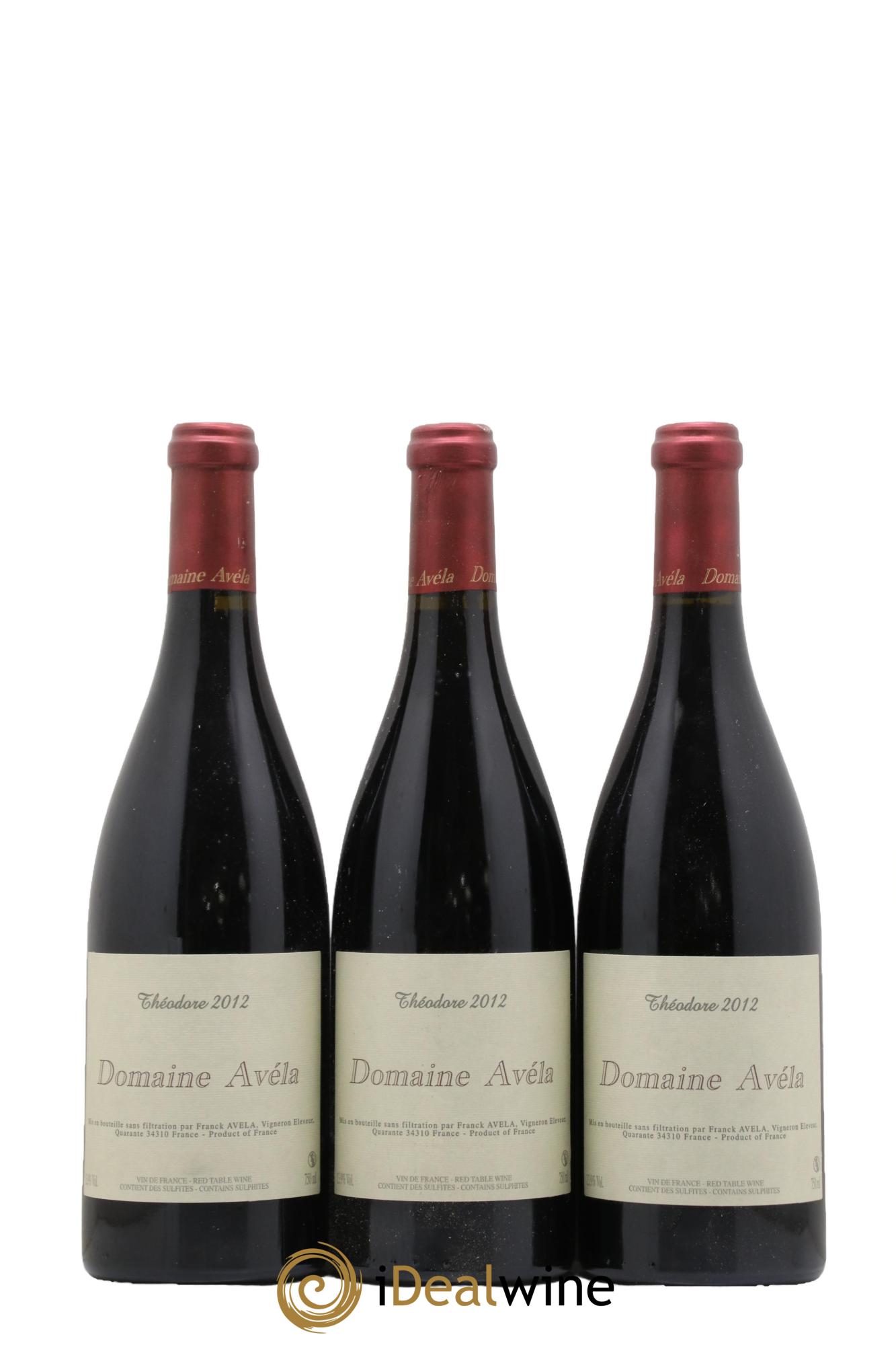 Vin de France Théodore Avéla 2012 - Lot de 6 bouteilles - 2