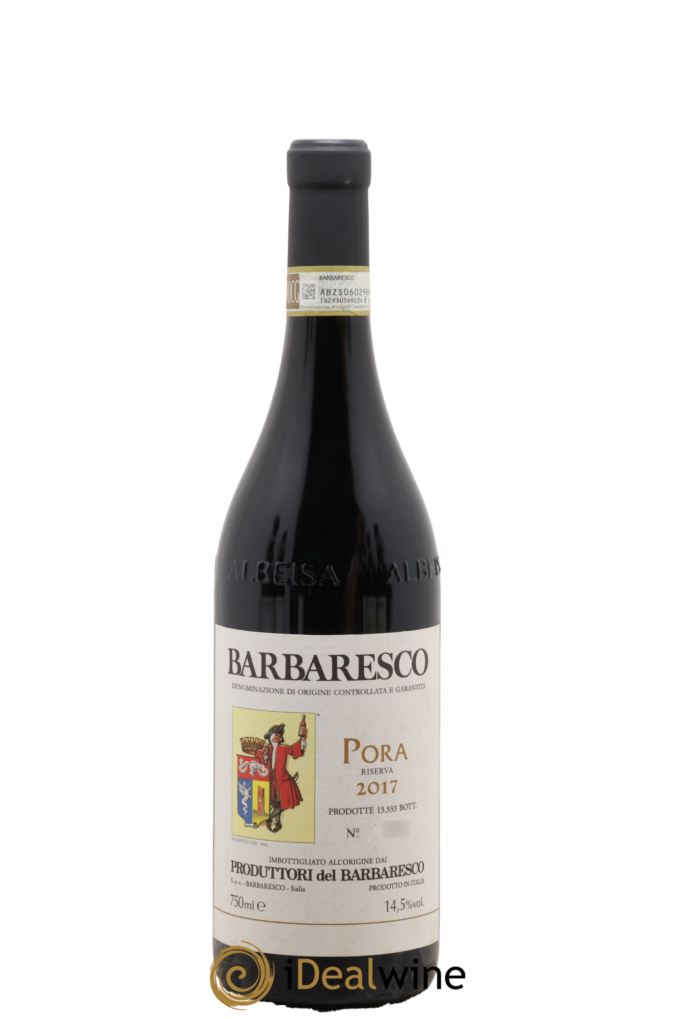 Barbaresco DOCG Riserva Pora Produttori del Barbaresco 2017 - Lot of 1 bottle - 0