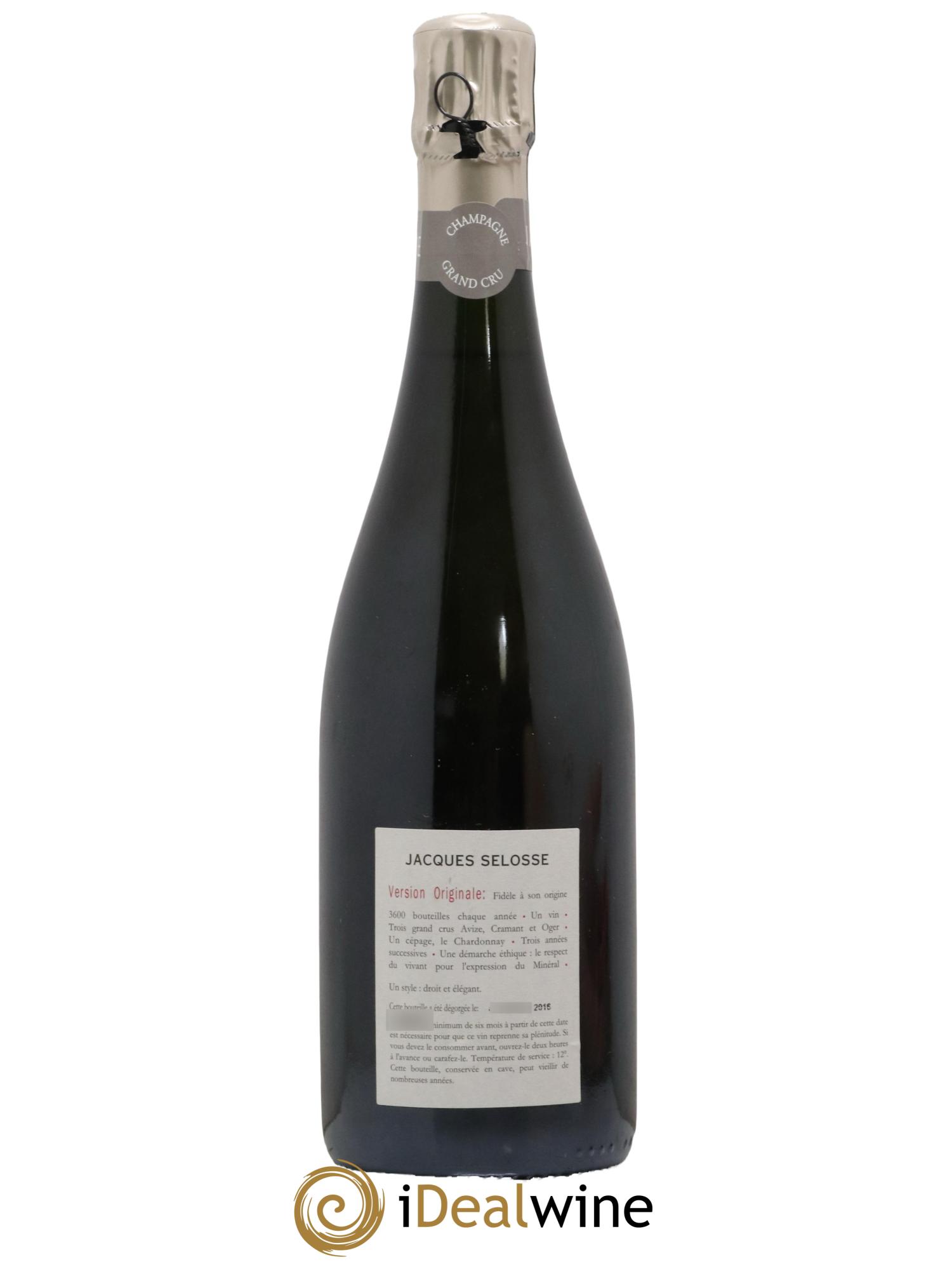 Version Originale Jacques Selosse - Lot de 1 bouteille - 1