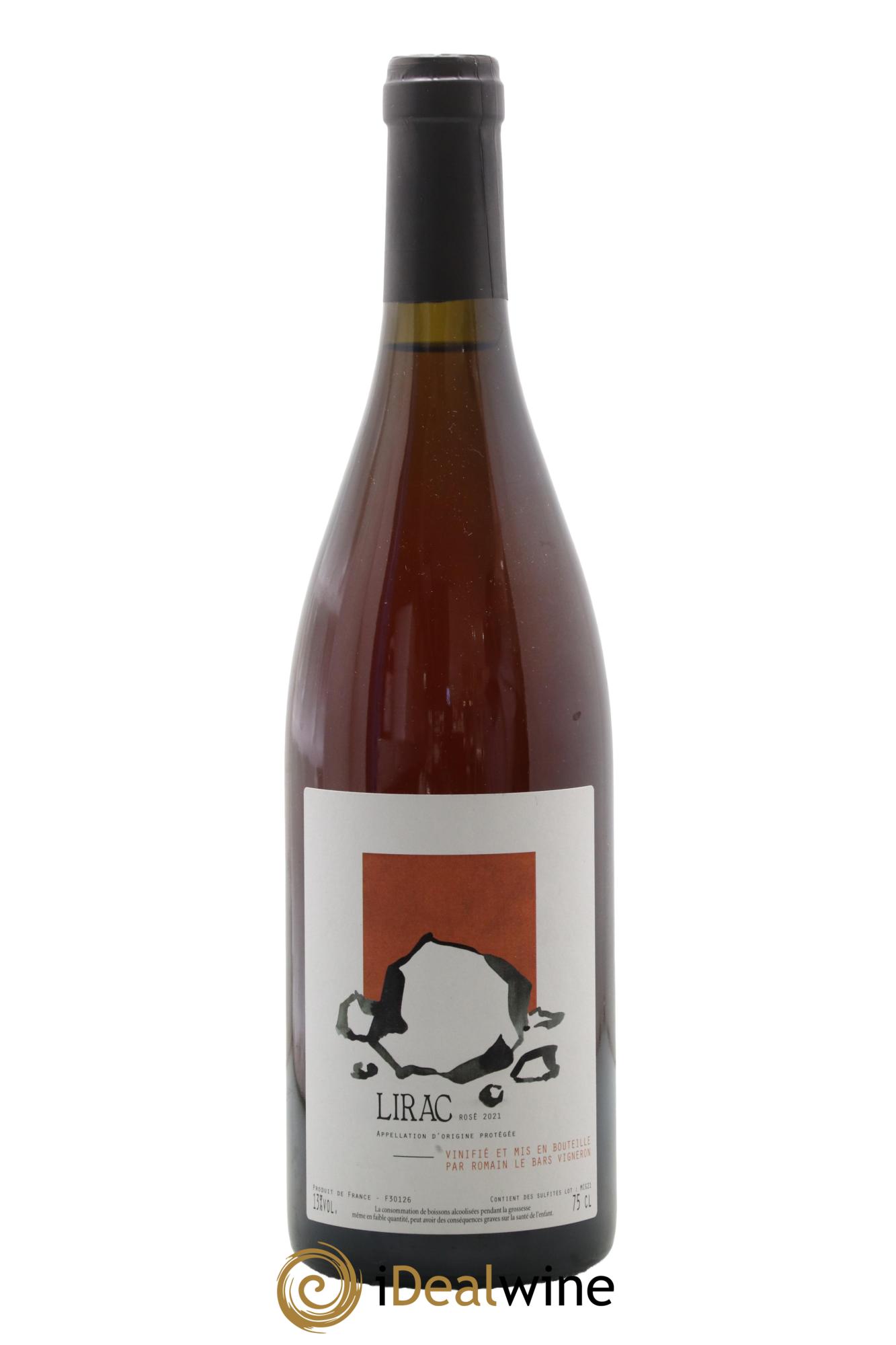Lirac Romain Le Bars 2021 - Lot de 1 bouteille - 0