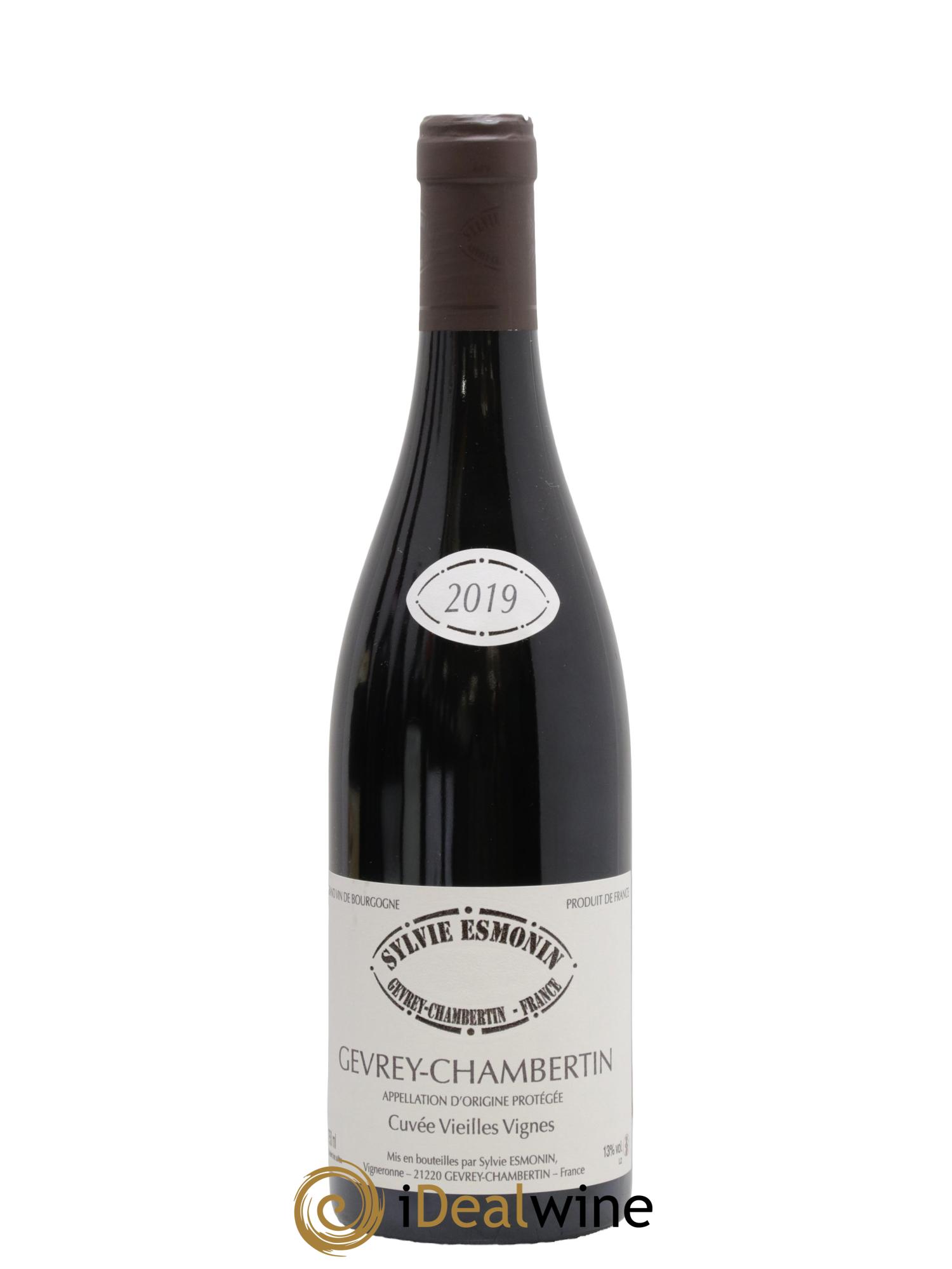 Gevrey-Chambertin Vieilles Vignes Sylvie Esmonin 2019 - Lot de 1 bouteille - 0
