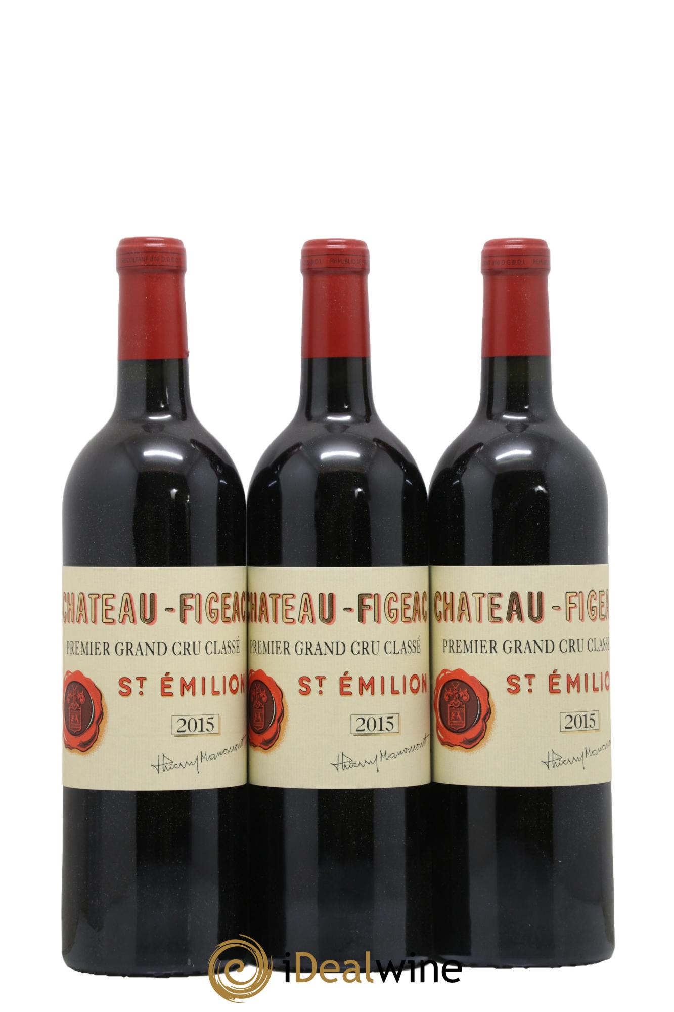 Château Figeac 1er Grand Cru Classé A  2015 - Lotto di 6 bottiglie - 3