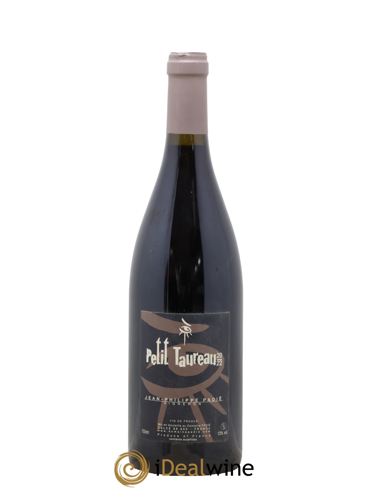 Vin de France Petit Taureau Jean-Philippe Padié 2022 - Lot de 1 bouteille - 0