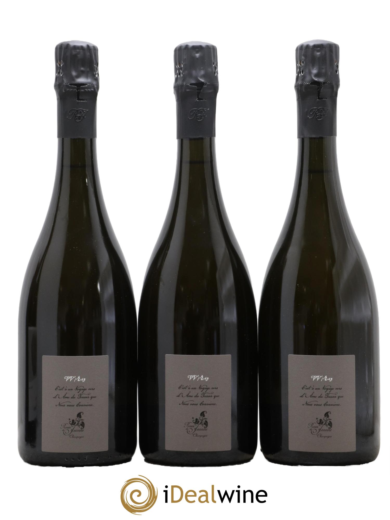 Roses de Jeanne Côte de Val Vilaine Blanc de Noirs Cédric Bouchard 2019 - Lot de 3 bouteilles - 0