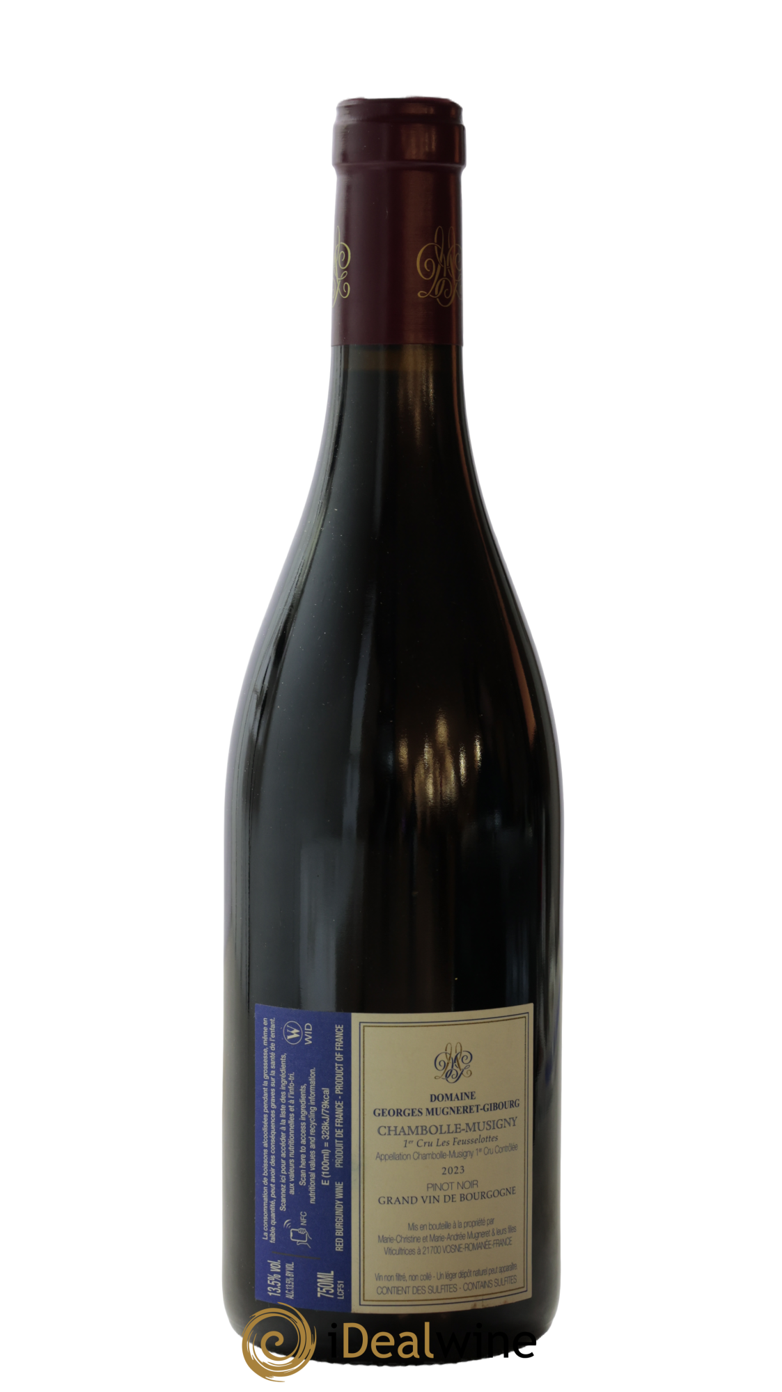 Chambolle-Musigny 1er Cru Les Feusselottes Mugneret-Gibourg (Domaine) 2023 - Lot of 1 bottle - 1