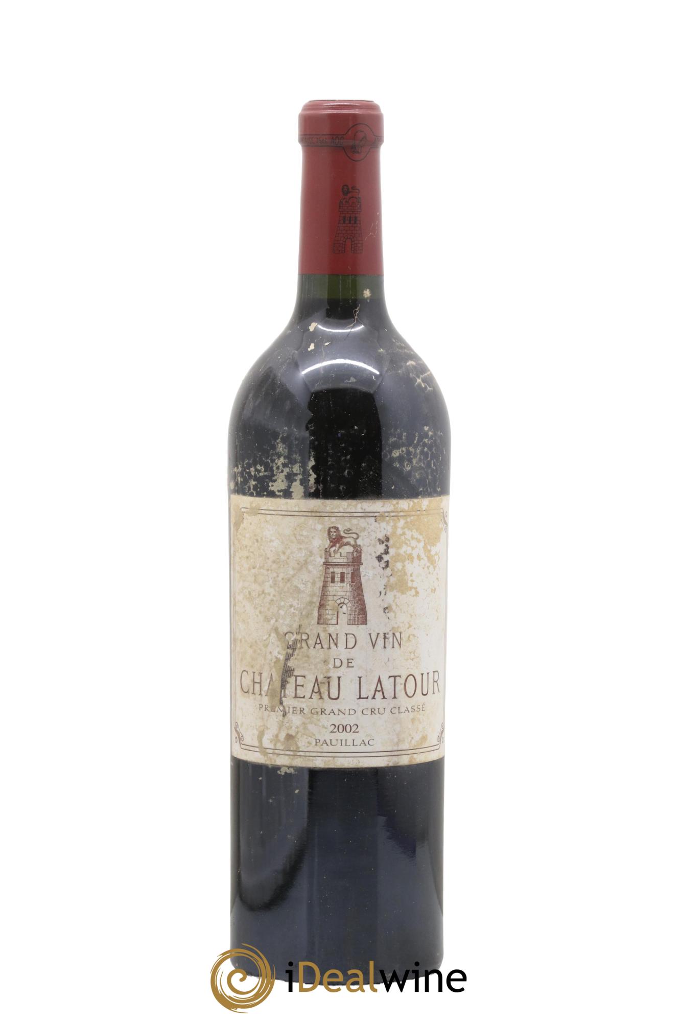 Château Latour 1er Grand Cru Classé 2002 - Lot de 1 bouteille - 0