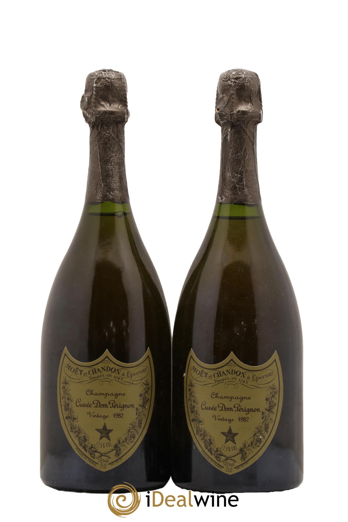 Brut Dom Pérignon 1982 - Lot de 2 bouteilles - 0
