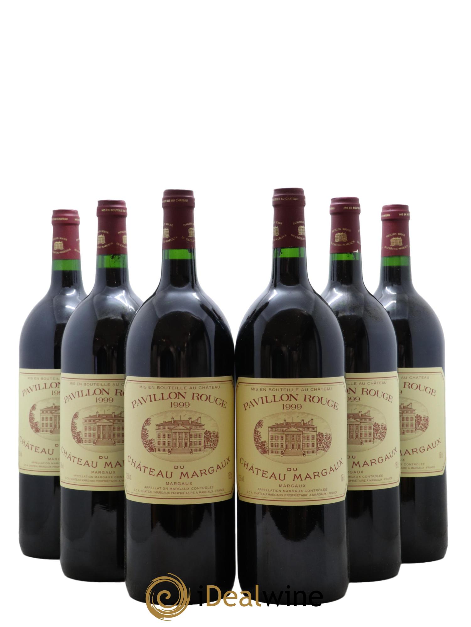 Pavillon Rouge du Château Margaux Second Vin 1999 - Lot de 6 magnums - 0