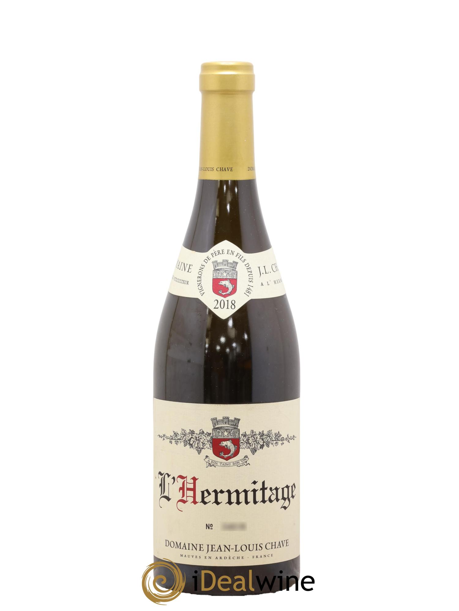 Hermitage Jean-Louis Chave 2018 - Lot de 1 bouteille - 0