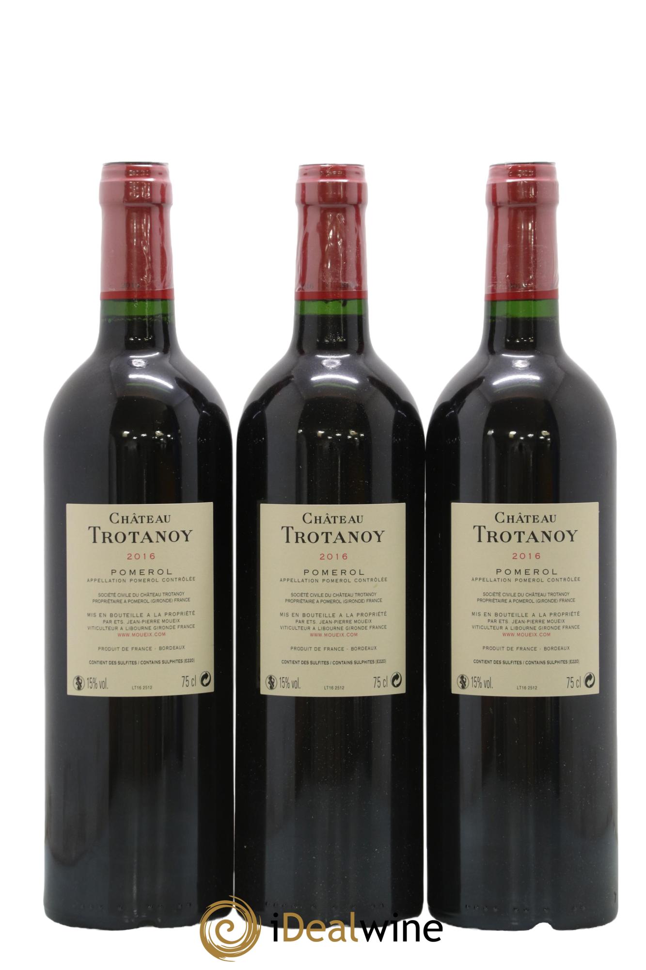 Château Trotanoy 2016 - Posten von 3 Flaschen - 1