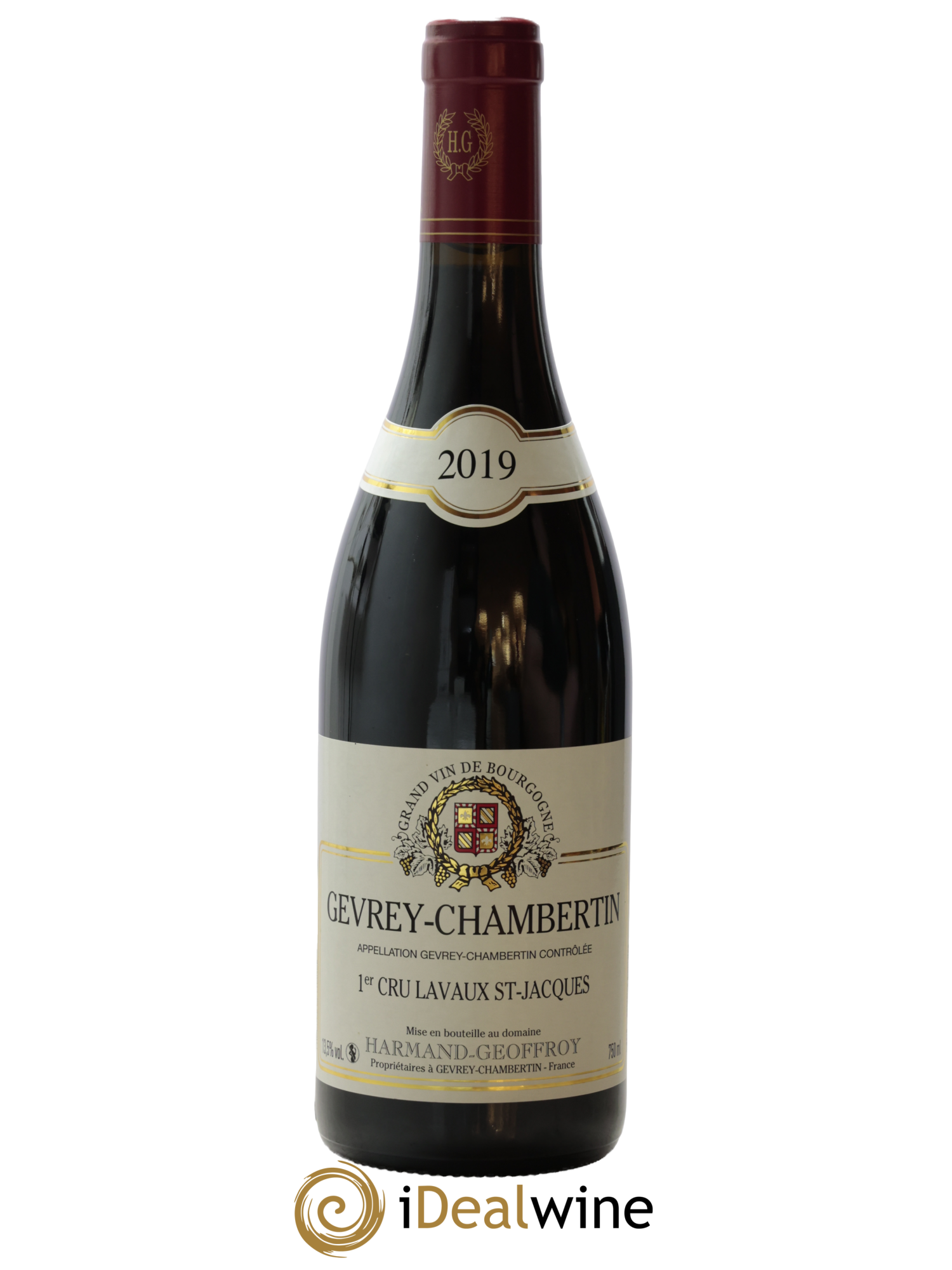 Gevrey-Chambertin 1er Cru Lavaux Saint Jacques Harmand-Geoffroy (Domaine) 2019 - Lot of 1 bottle - 0