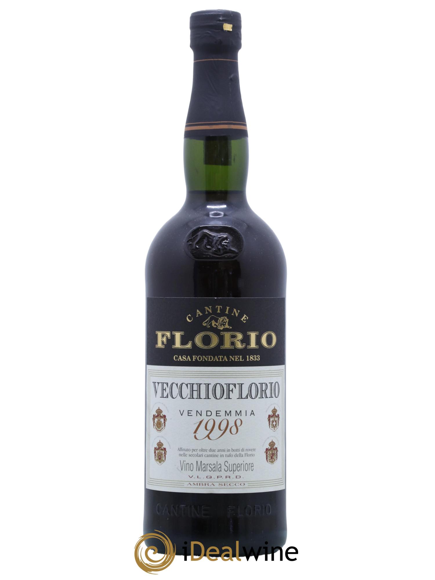 Italie Ambra Marsala Vecchioflorio Florio 1998 - Lotto di 1 bottiglia - 0