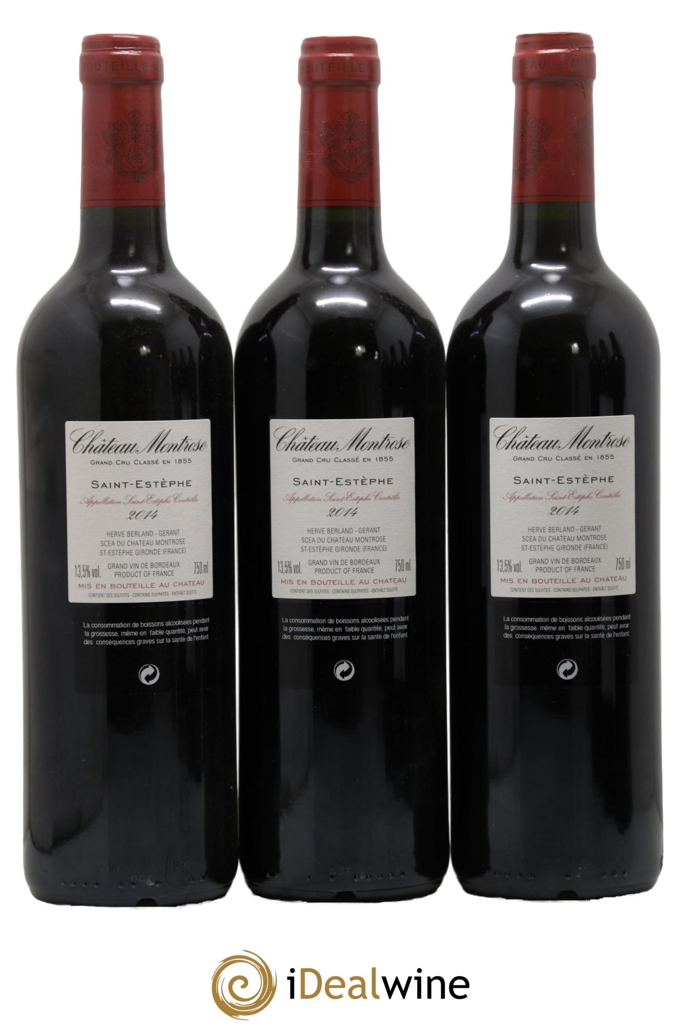 Château Montrose 2ème Grand Cru Classé  2014 - Lot of 6 bottles - 4