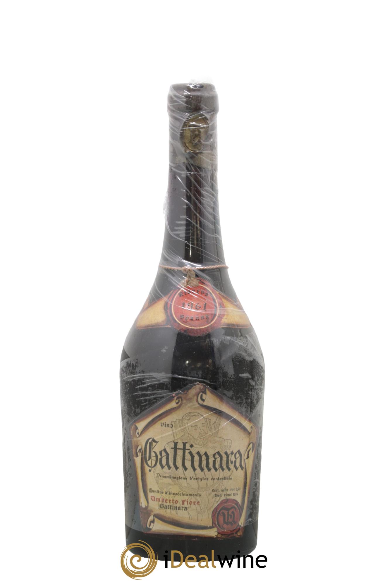 Gattinara DOCG Riserva Spanna Umberto Fiore 1961 - Lot de 1 bouteille - 0