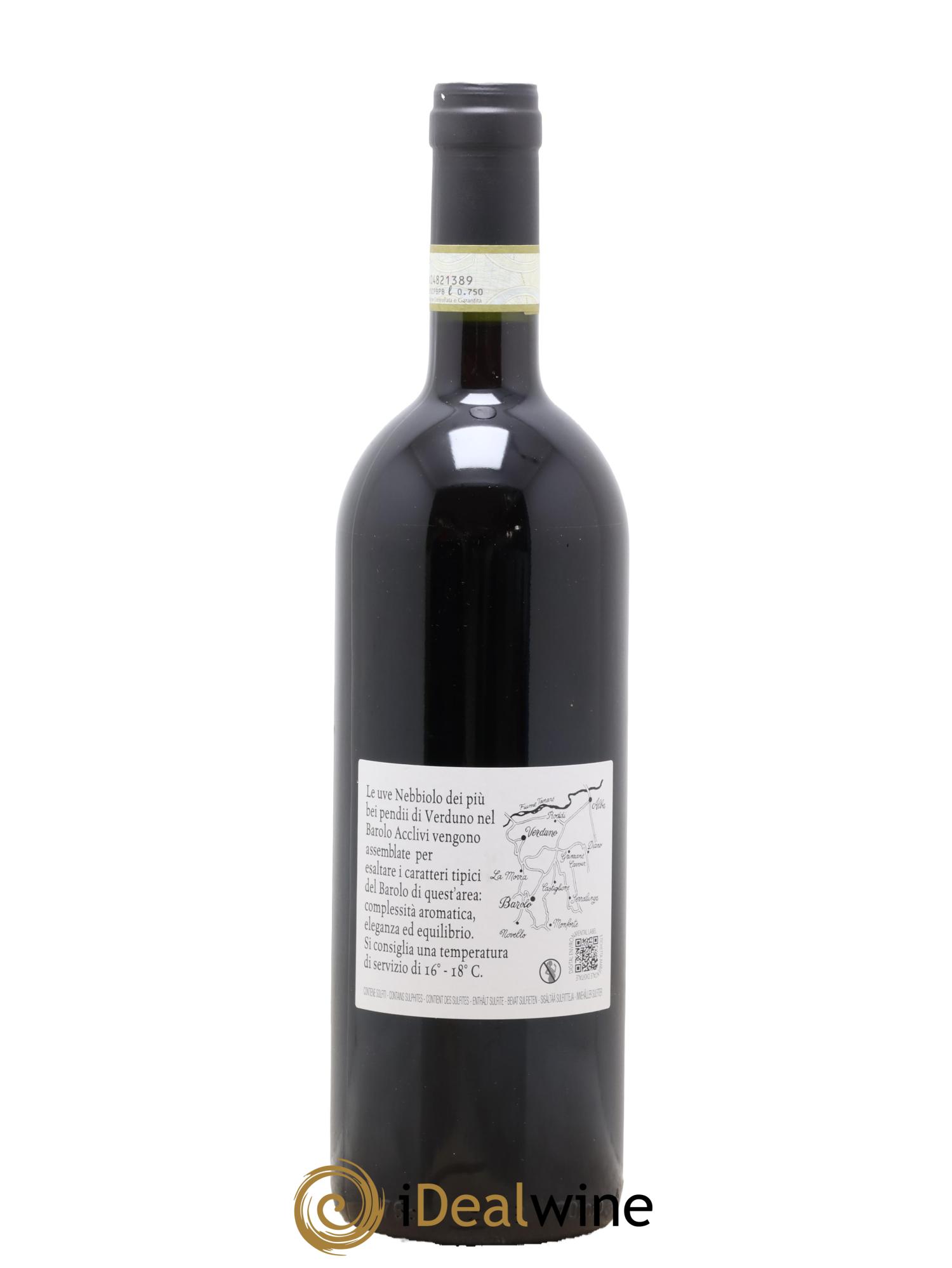 Barolo DOCG Acclivi Comm. Giovan Battista Burlotto 2019 - Lot de 1 bouteille - 1