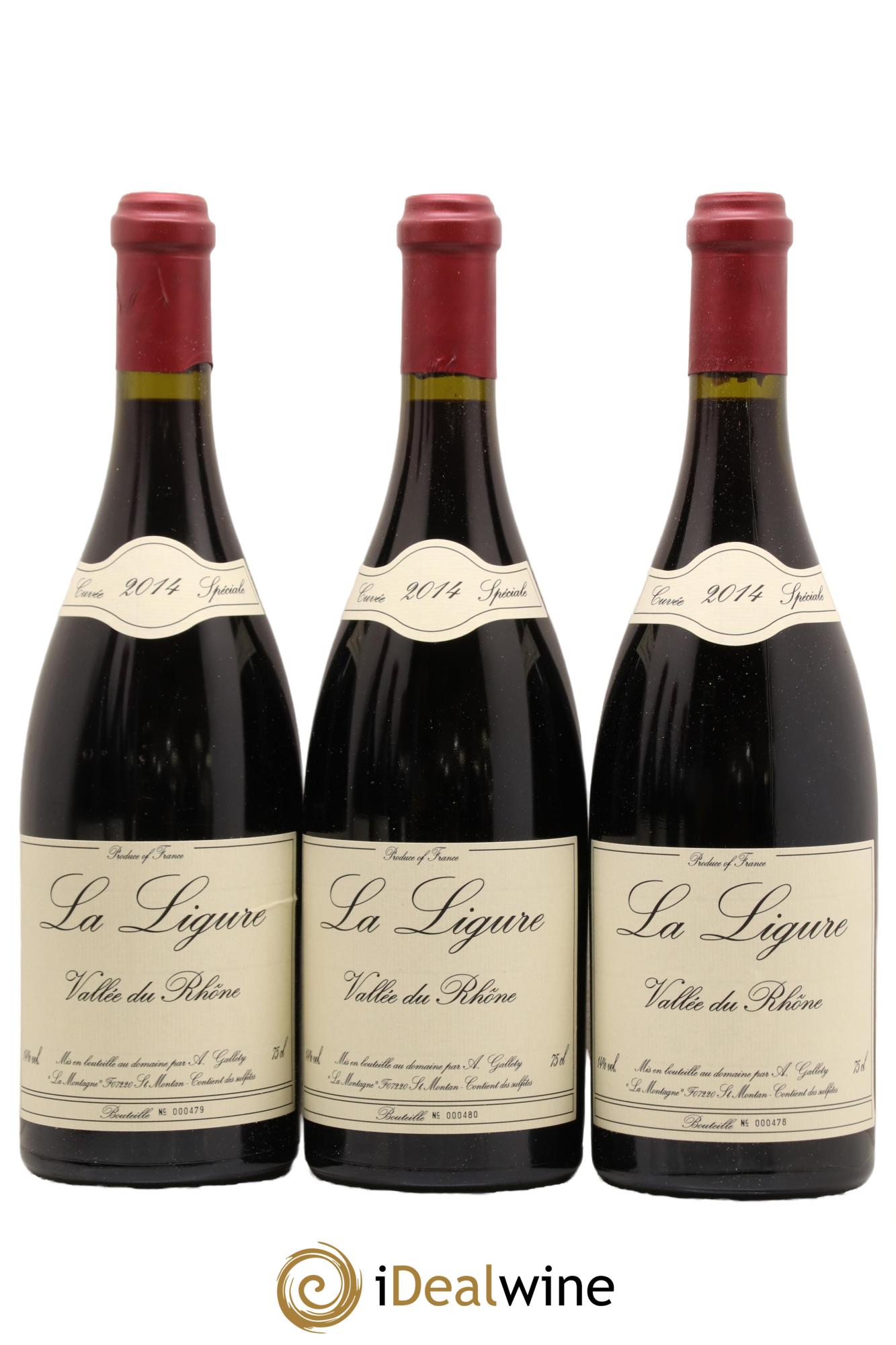 Côtes du Vivarais La Ligure Gallety (Domaine) 2014 - Lot de 6 bouteilles - 1