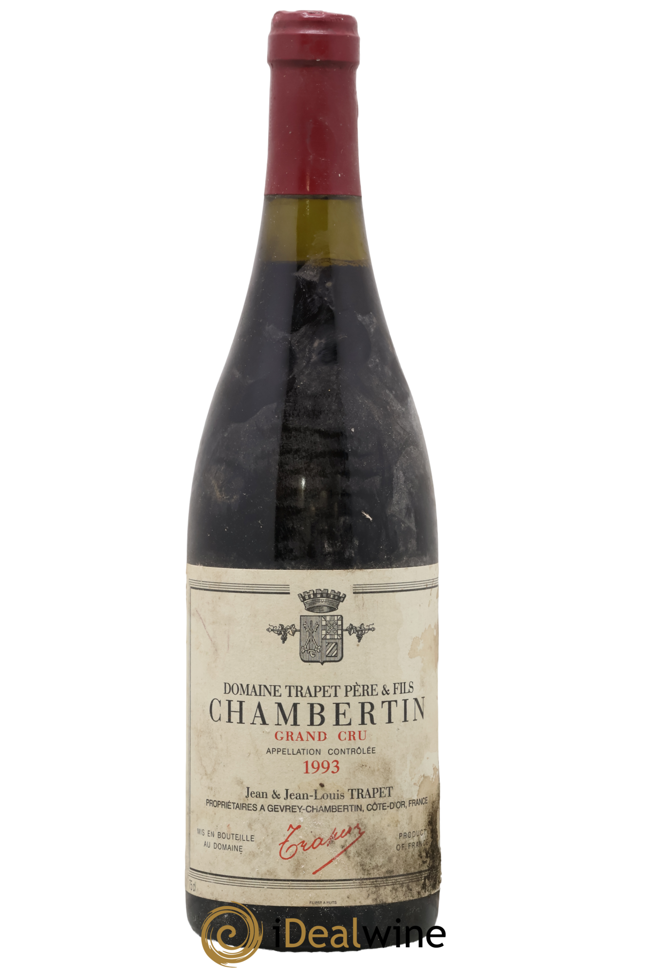 Chambertin Grand Cru Domaine Trapet 1993 - Lot de 1 bouteille - 0