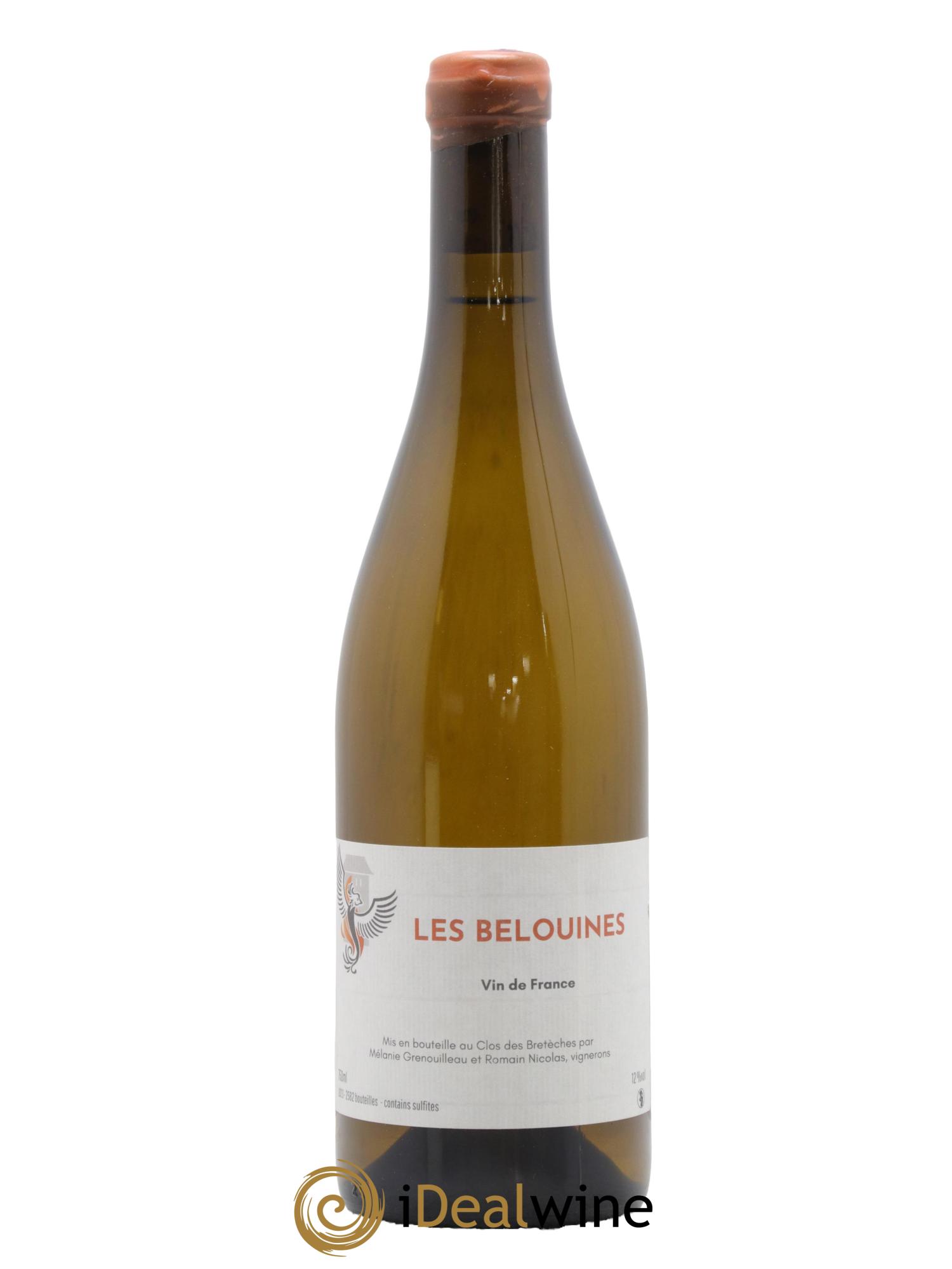Vin de France Les Belouines Clos des Bretèches 2023 - Lot de 1 bouteille - 0