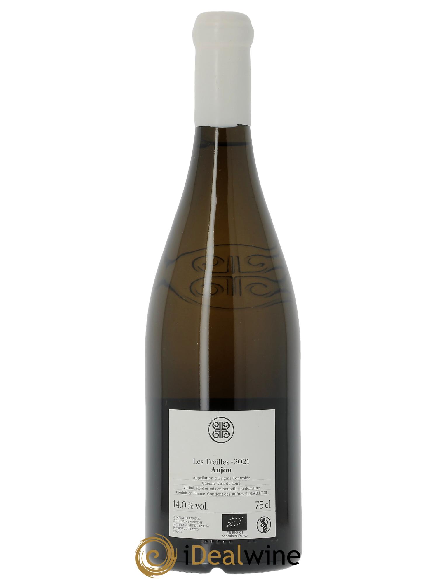 Anjou Treilles Belargus  2021 - Lotto di 1 bottiglia - 1