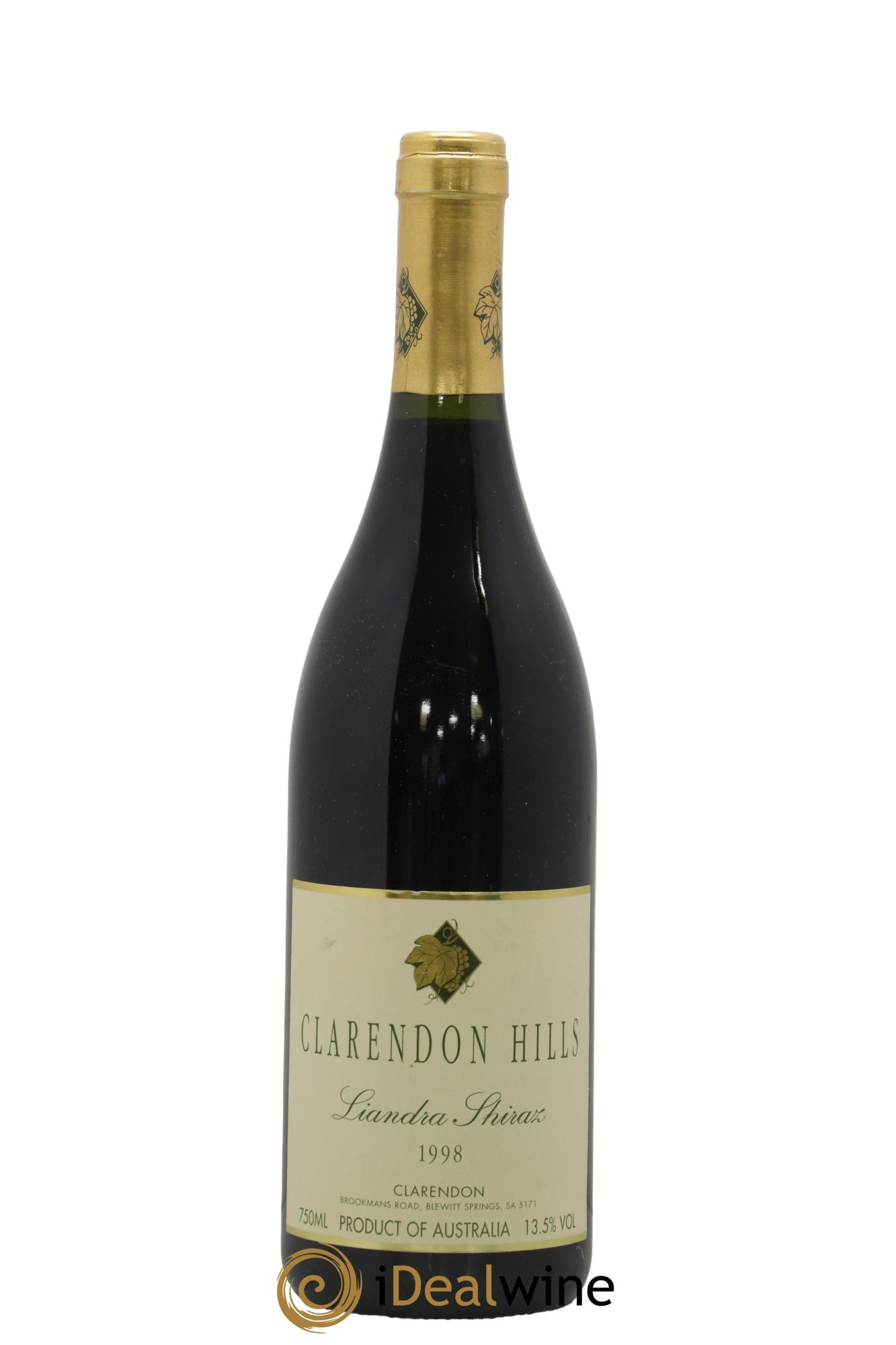 Australie Blewitt Springs Liandra Shiraz Clarendon Hills 1998 - Lot de 1 bouteille - 0