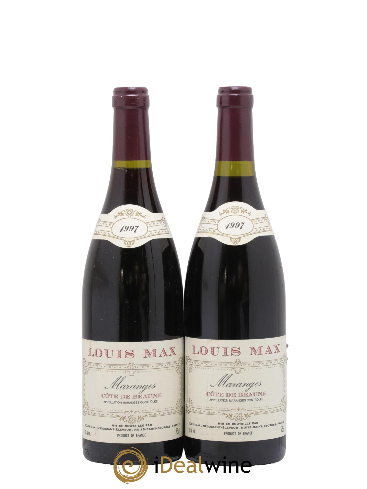 Maranges Louis Max 1997 - Lot de 2 bouteilles - 0