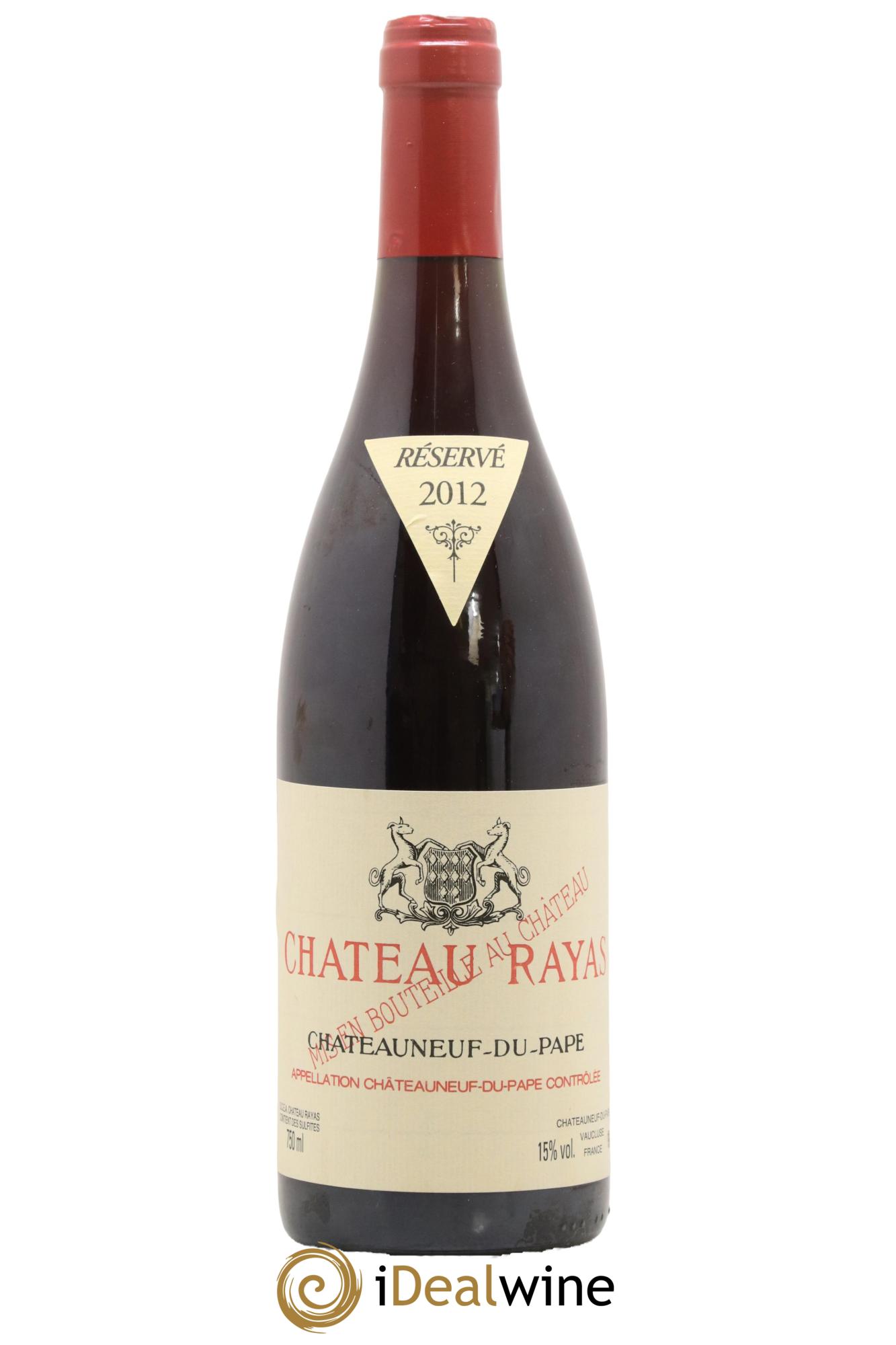 Châteauneuf-du-Pape Château Rayas Emmanuel Reynaud 2012 - Lot de 1 bouteille - 0