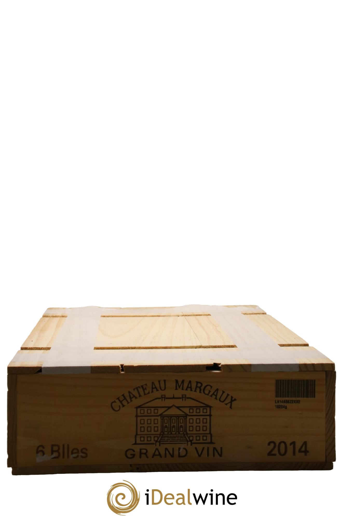 Château Margaux 1er Grand Cru Classé 2014 - Lot de 6 bouteilles - 6