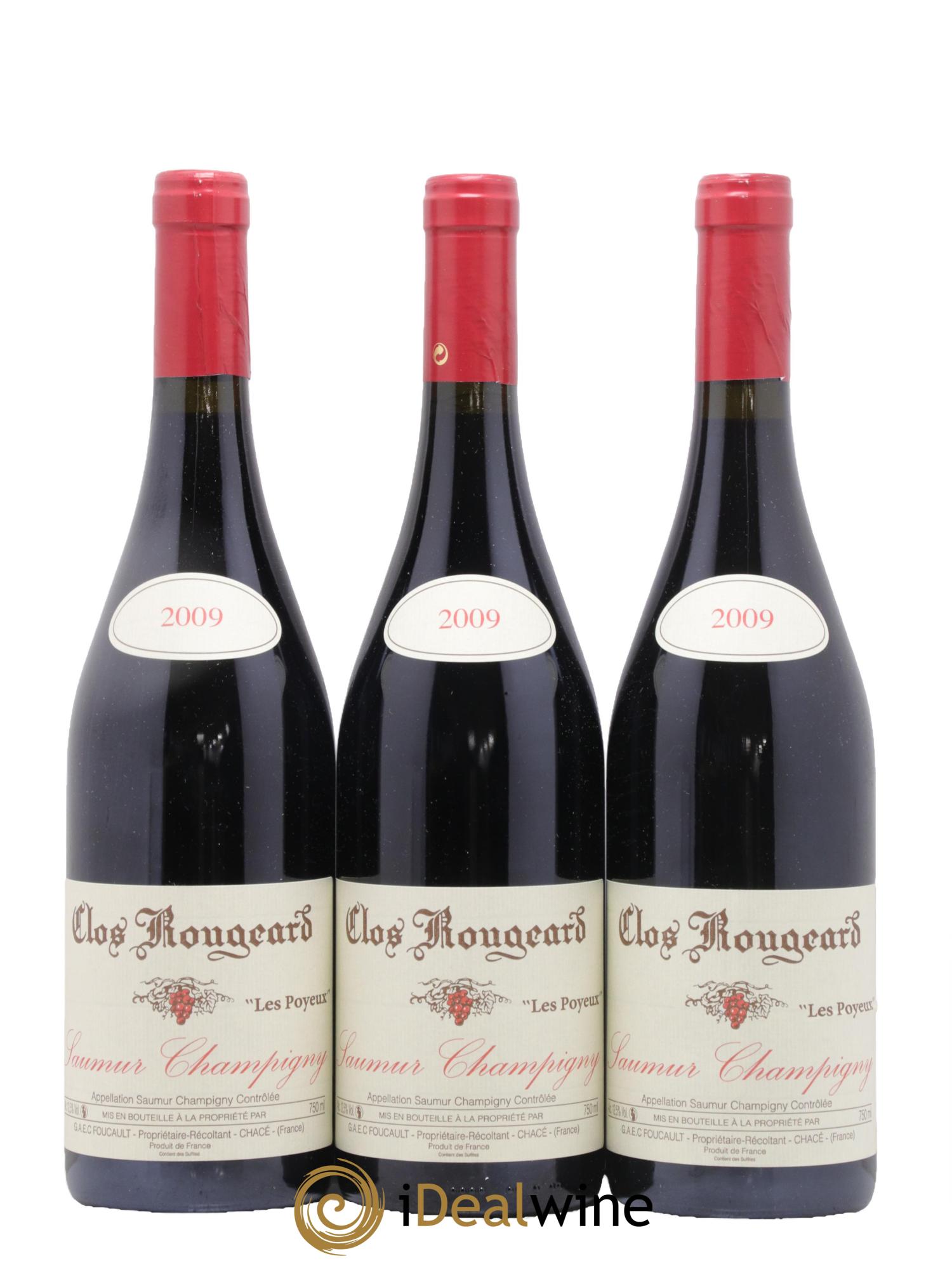 Saumur-Champigny Les Poyeux Clos Rougeard 2009 - Lot de 3 bouteilles - 0