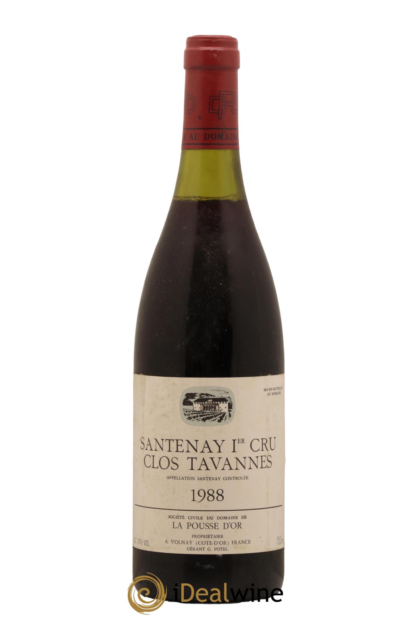 Santenay 1er Cru Clos Tavannes La Pousse d'Or (Domaine de) 1988 - Lot de 1 bouteille - 0