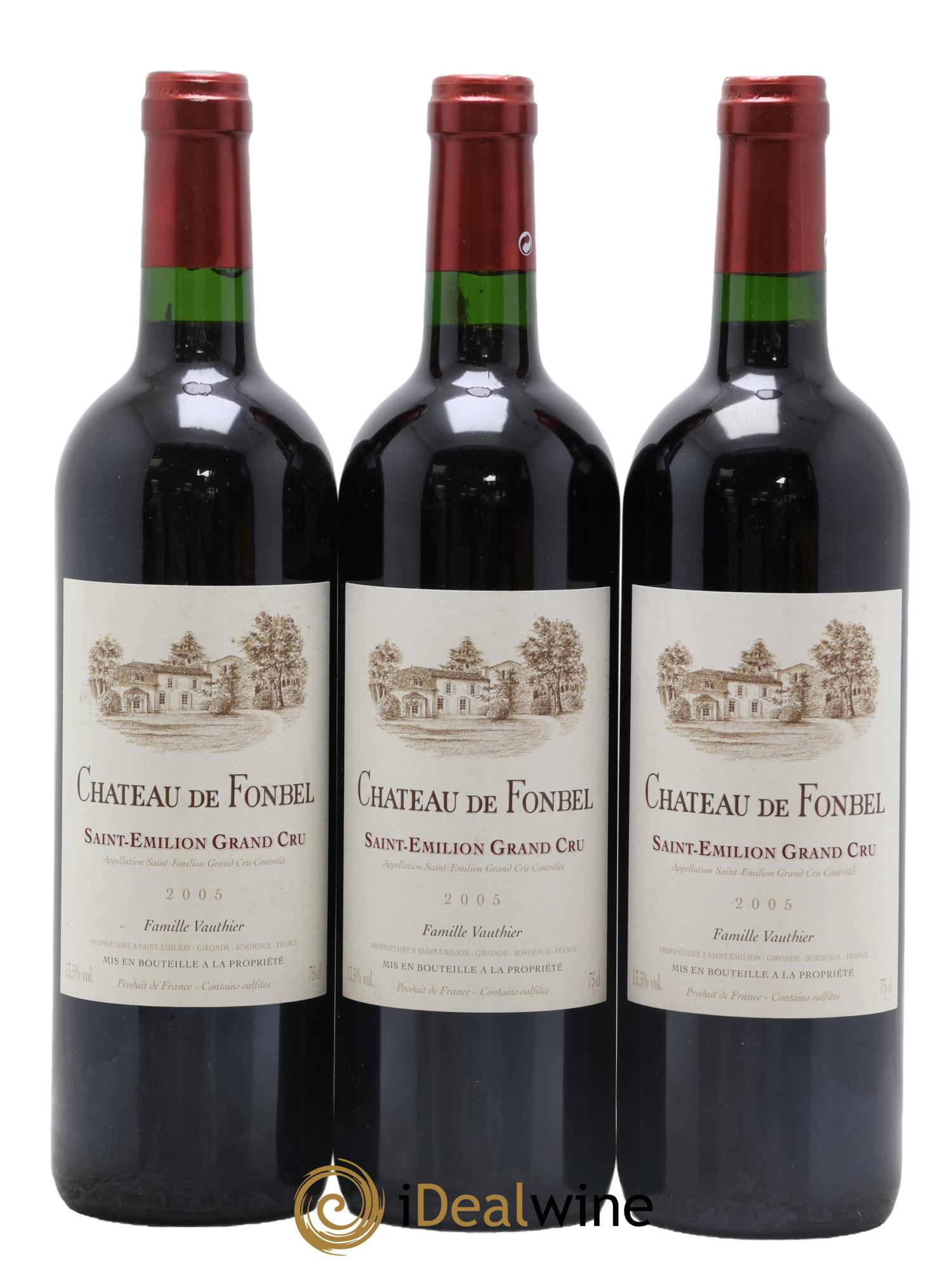 Château de Fonbel 2005 - Lot de 3 bouteilles - 0