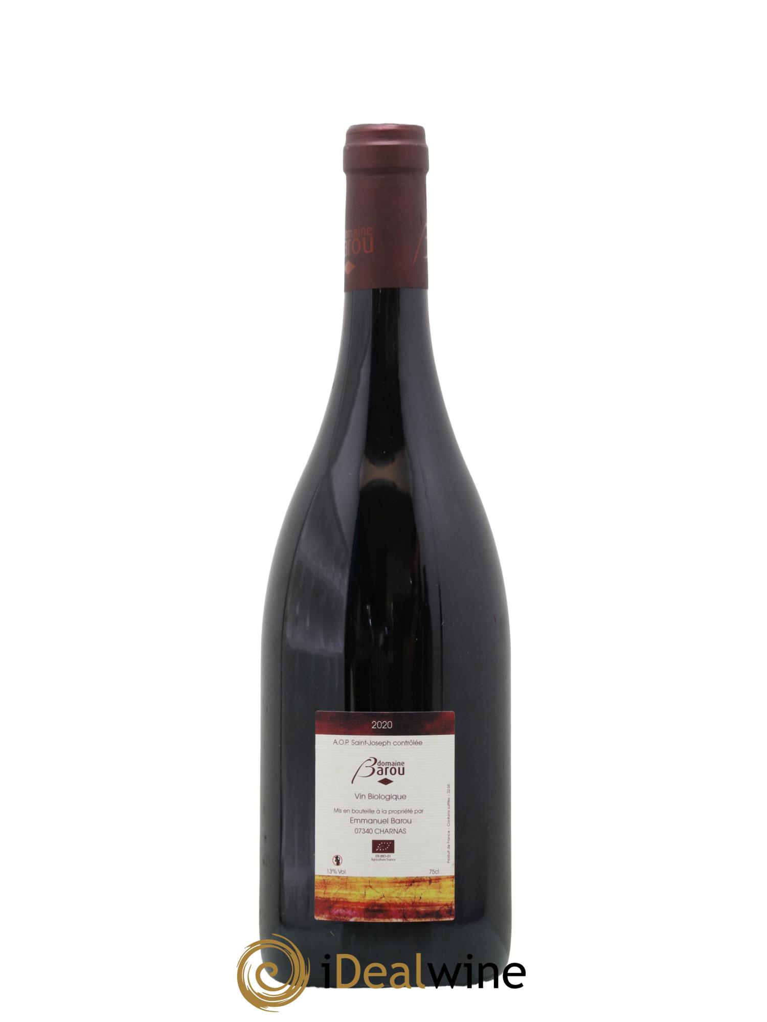 Saint-Joseph Terra Nostra Domaine Barou 2020 - Lot de 1 bouteille - 1