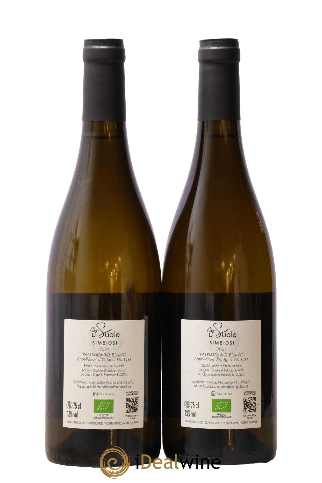 Patrimonio Simbiosi Clos U Suale 2024 - Lot of 2 bottles - 1