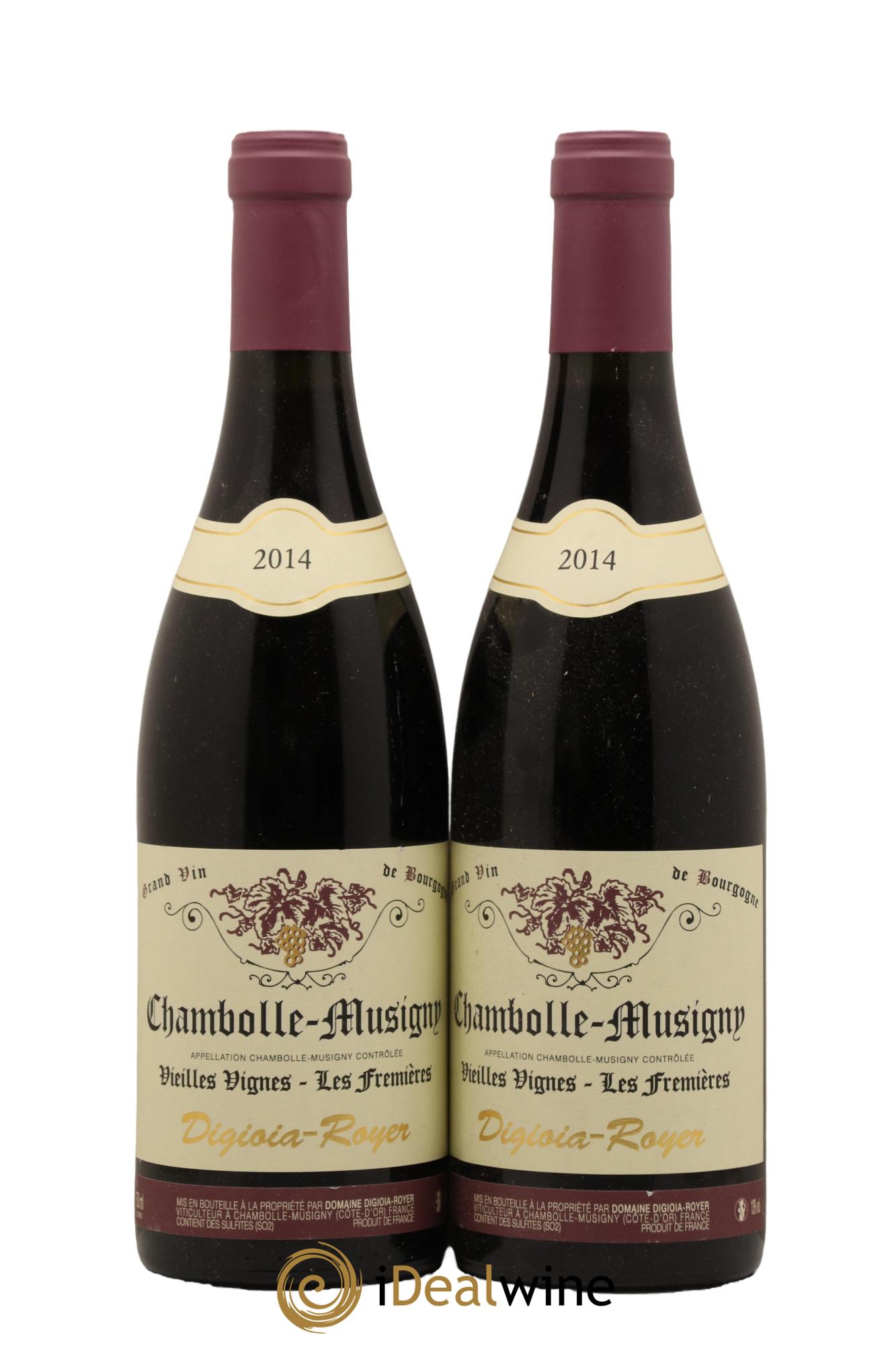 Chambolle-Musigny Vieilles Vignes Les Fremieres Domaine Digioia Royer 2014 - Lot de 2 bouteilles - 0