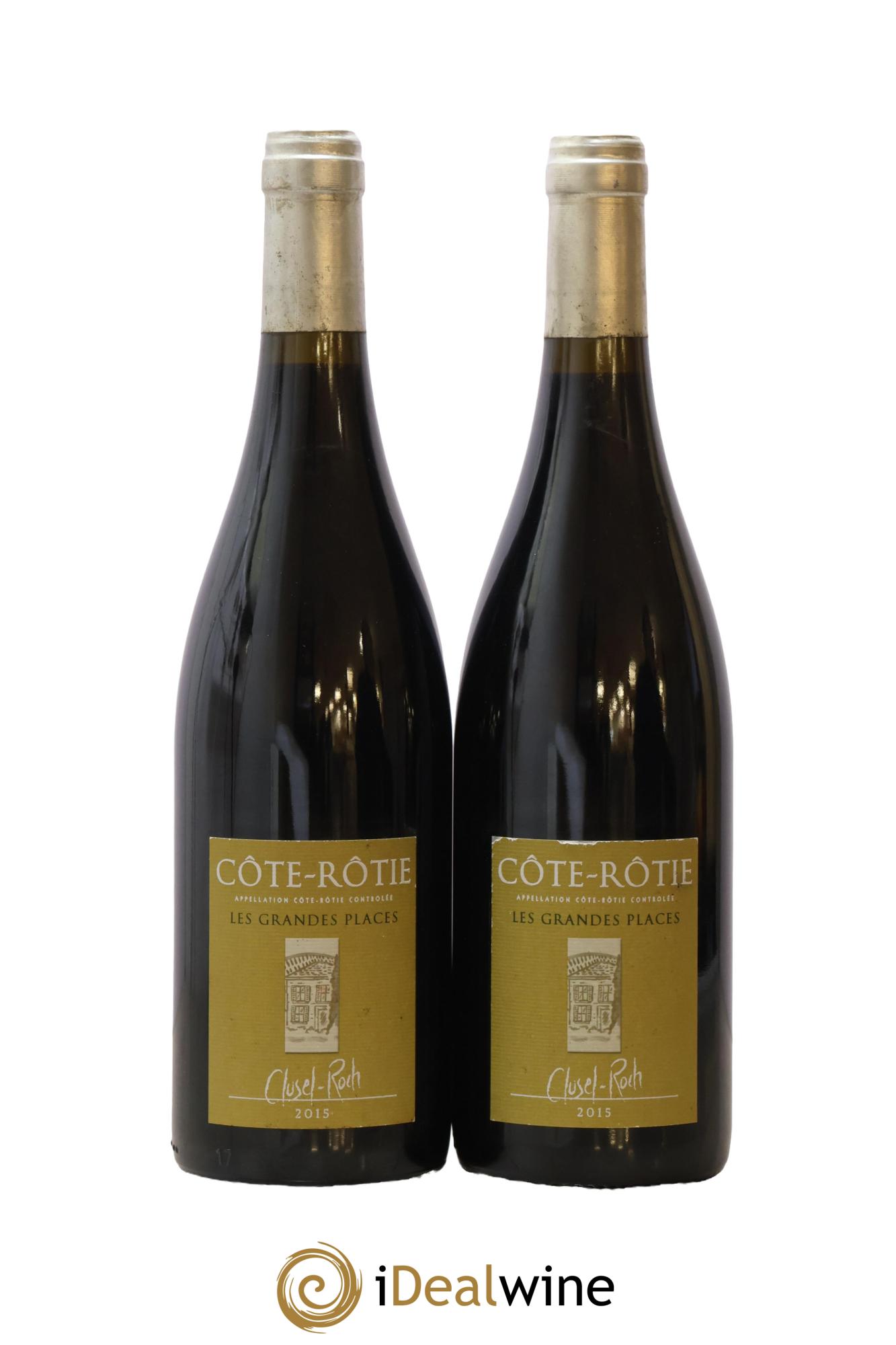 Côte-Rôtie Les Grandes Places Clusel-Roch 2015 - Lot de 2 bouteilles - 0