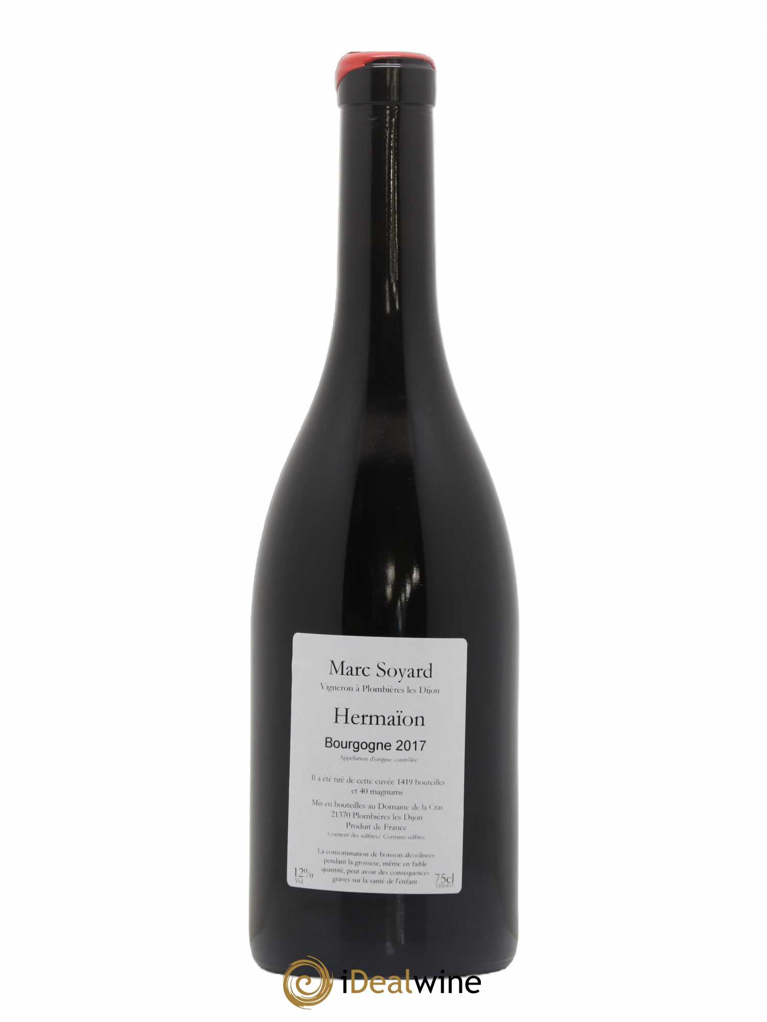 Bourgogne Hermaion Domaine de la Cras - Marc Soyard  2017 - Lot de 1 bouteille - 1