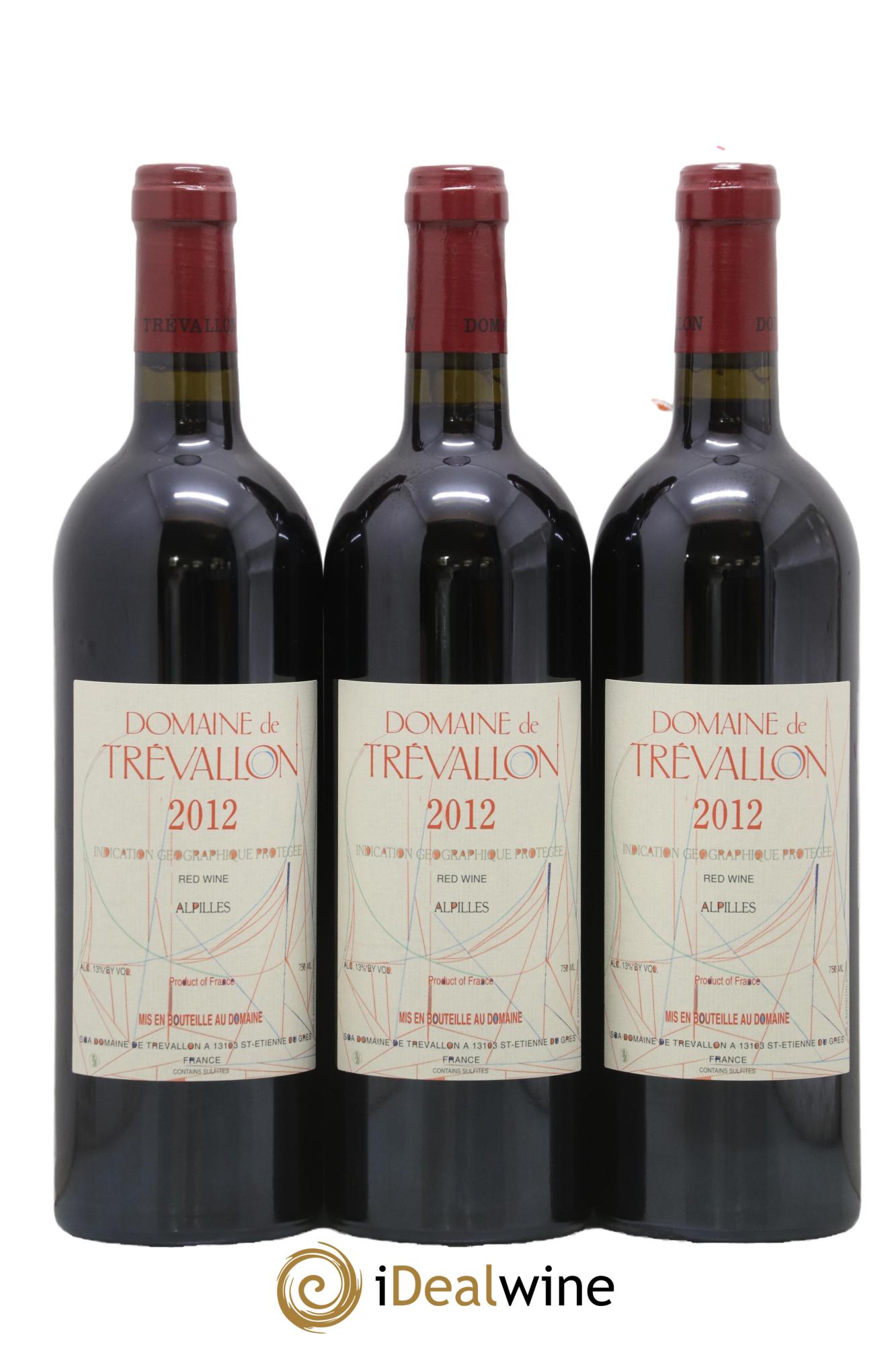 IGP Alpilles Trévallon (Domaine de) Eloi Dürrbach 2012 - Lot of 3 bottles - 0