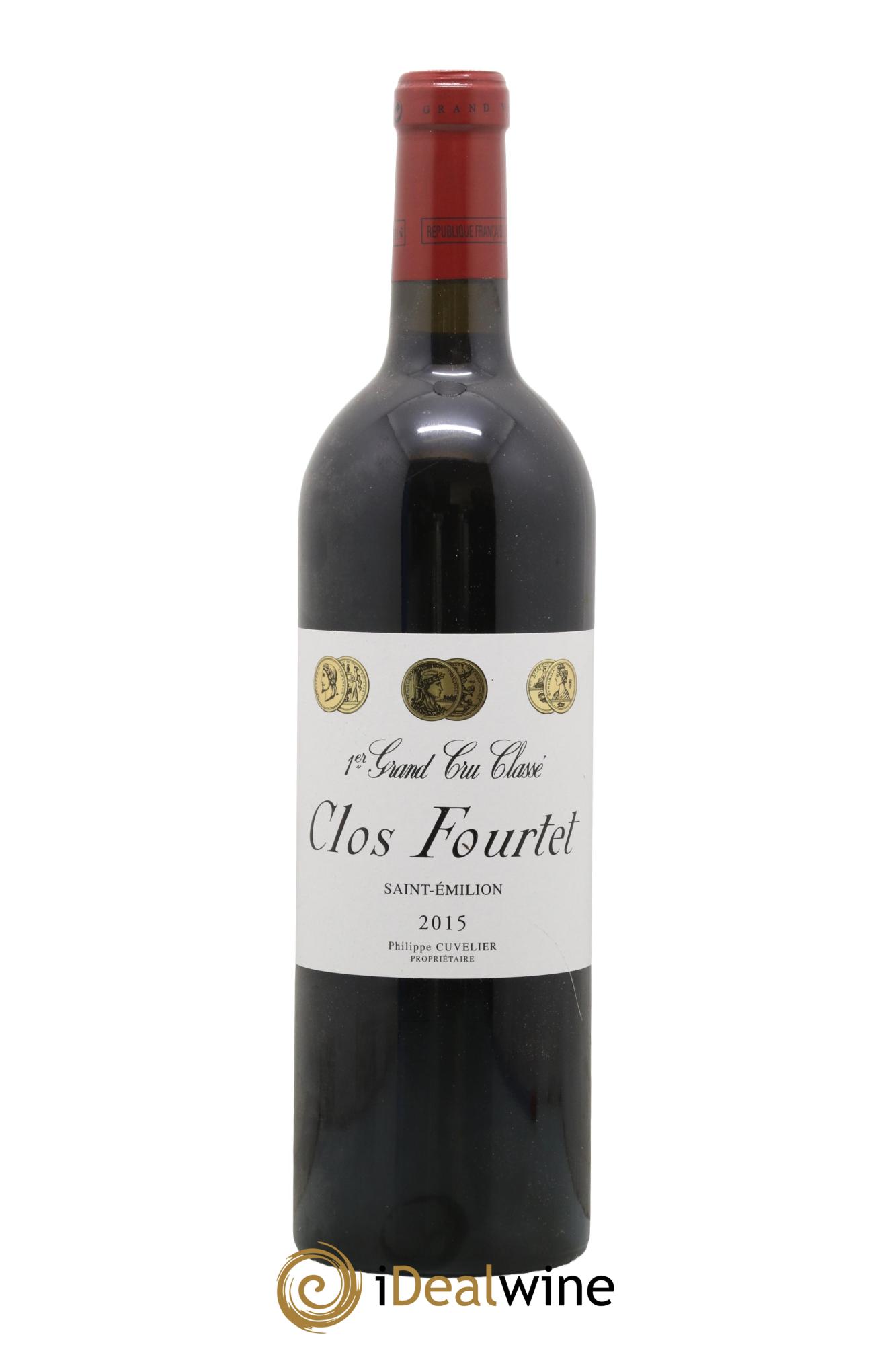 Clos Fourtet 1er Grand Cru Classé B 2015 - Lot de 1 bouteille - 0