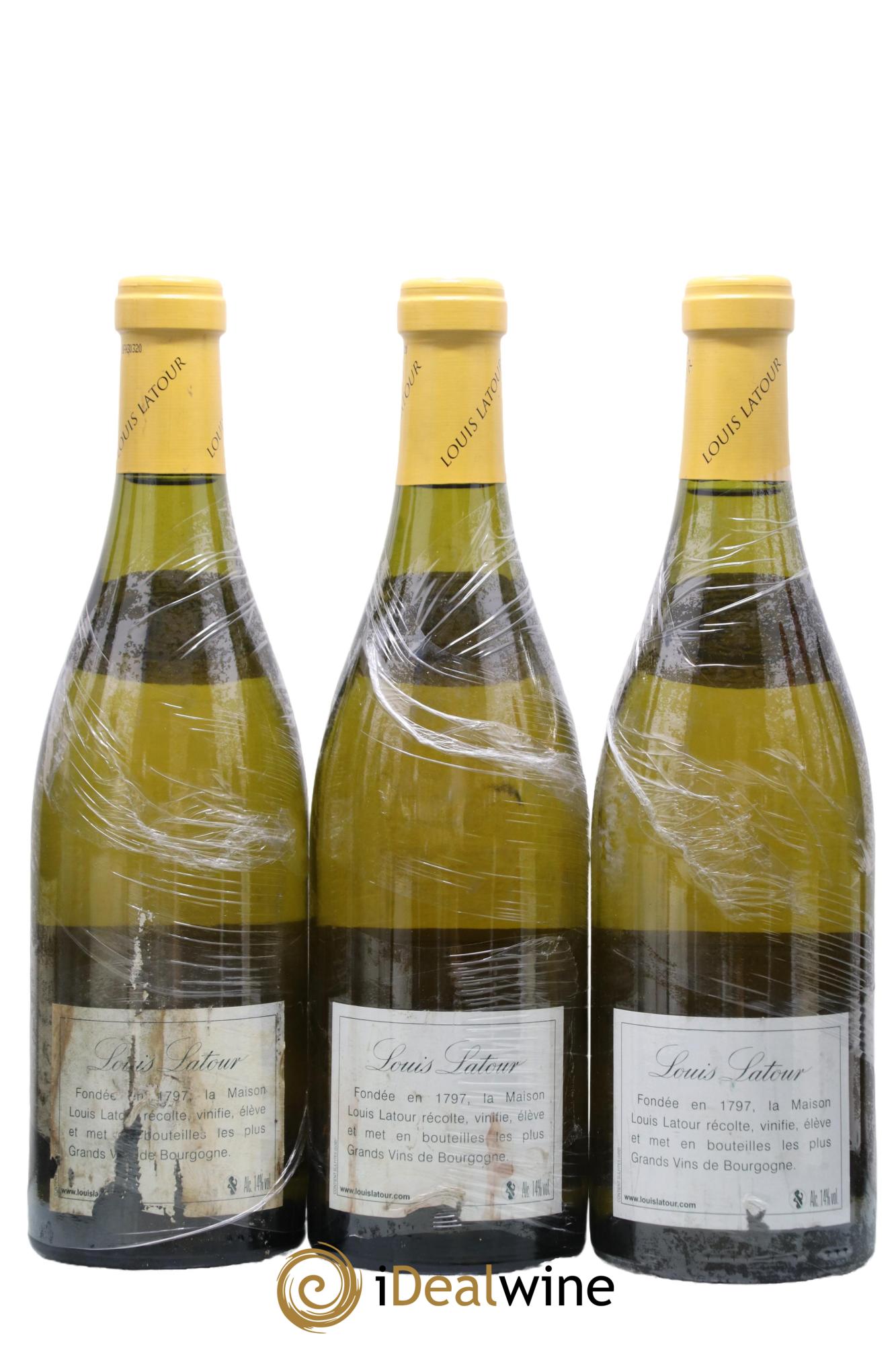 Montrachet Grand Cru Louis Latour 2004 - Lot of 3 bottles - 1
