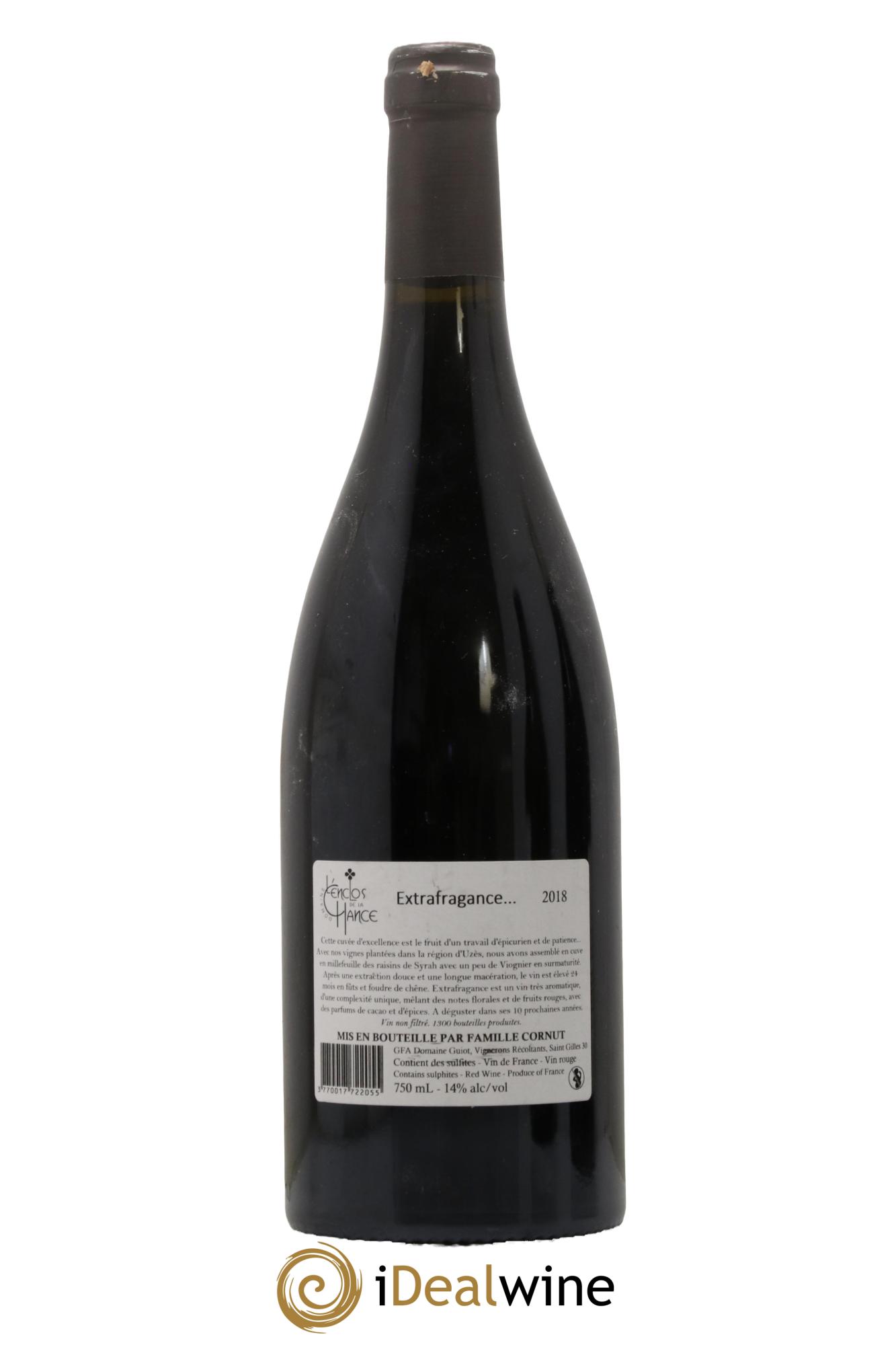 IGP Pays d'Oc (Vin de Pays d'Oc) Extrafragrance L'Enclos De La Chance 2018 - Lot de 1 bouteille - 1