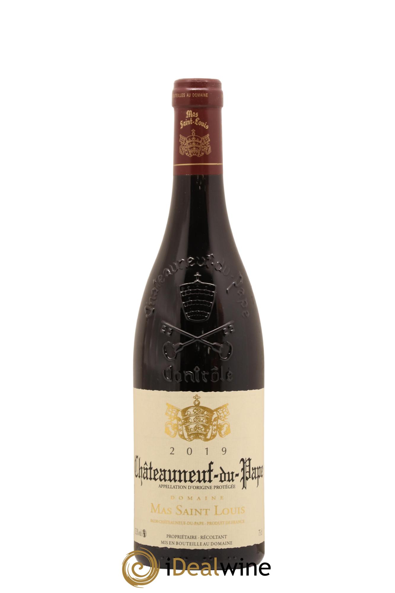 Châteauneuf-du-Pape Mas Saint Louis 2019 - Lot de 1 bouteille - 0