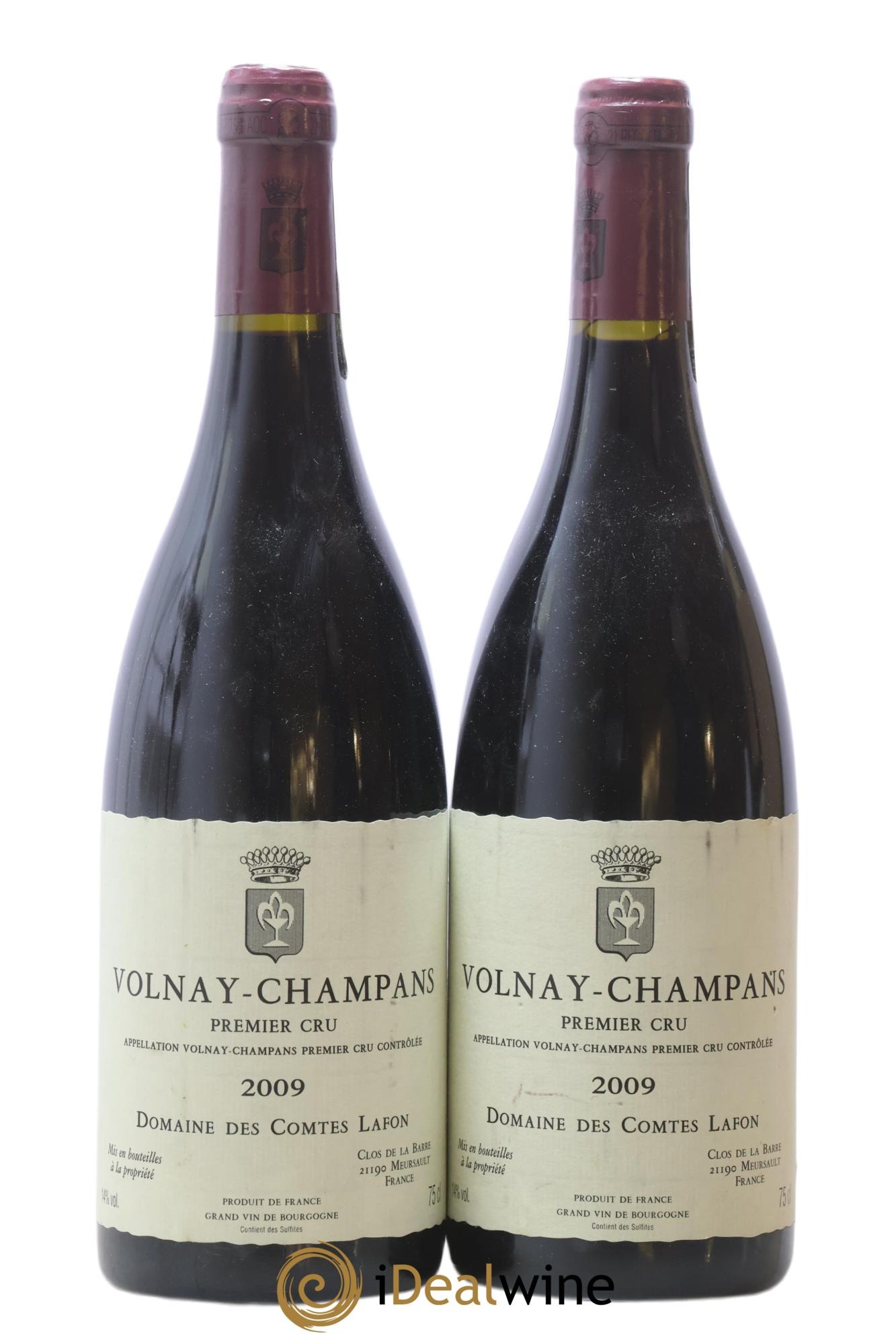 Volnay 1er Cru Champans Comtes Lafon (Domaine des) 2009 - Lotto di 2 bottiglie - 0