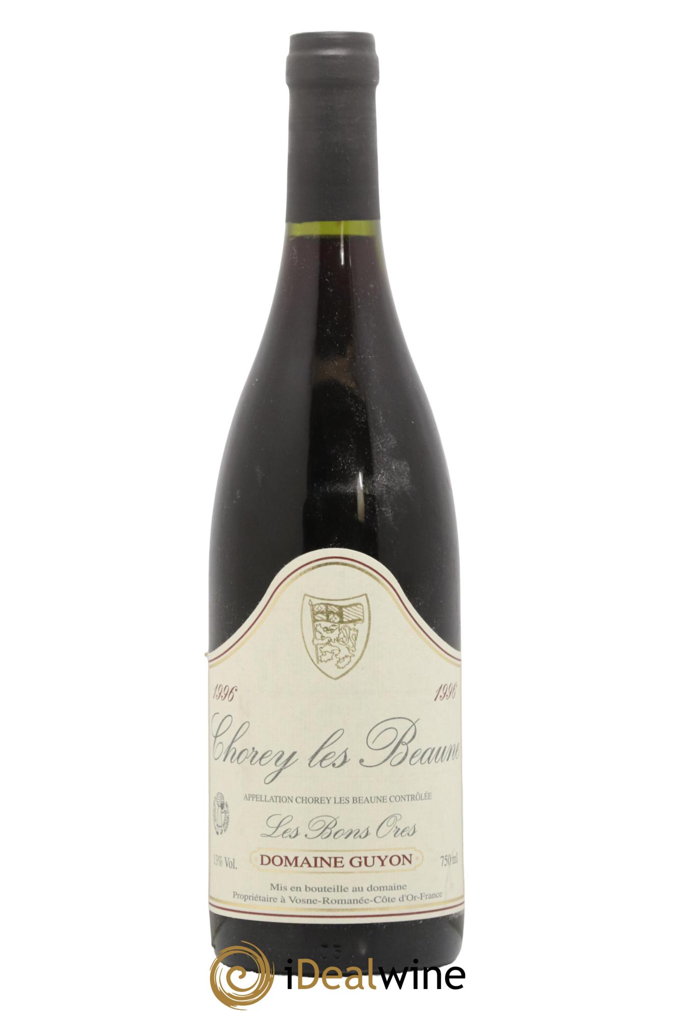 Chorey-Lès-Beaune Les Bons Ores Guyon (Domaine) 1996 - Lot de 1 bouteille - 0