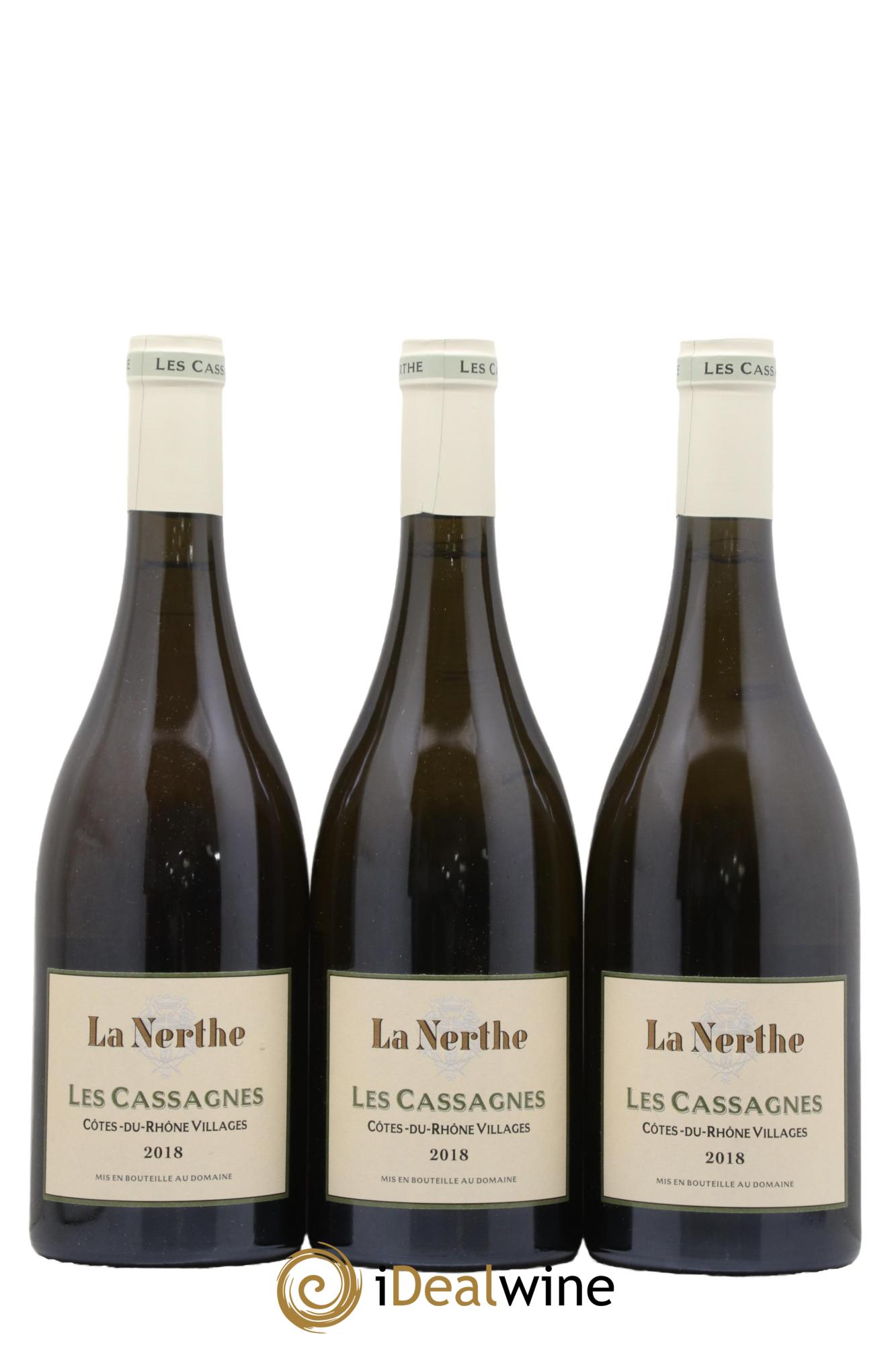 Côtes-du-Rhône Villages Les Cassagnes La Nerthe 2018 - Lotto di 3 bottiglie - 0