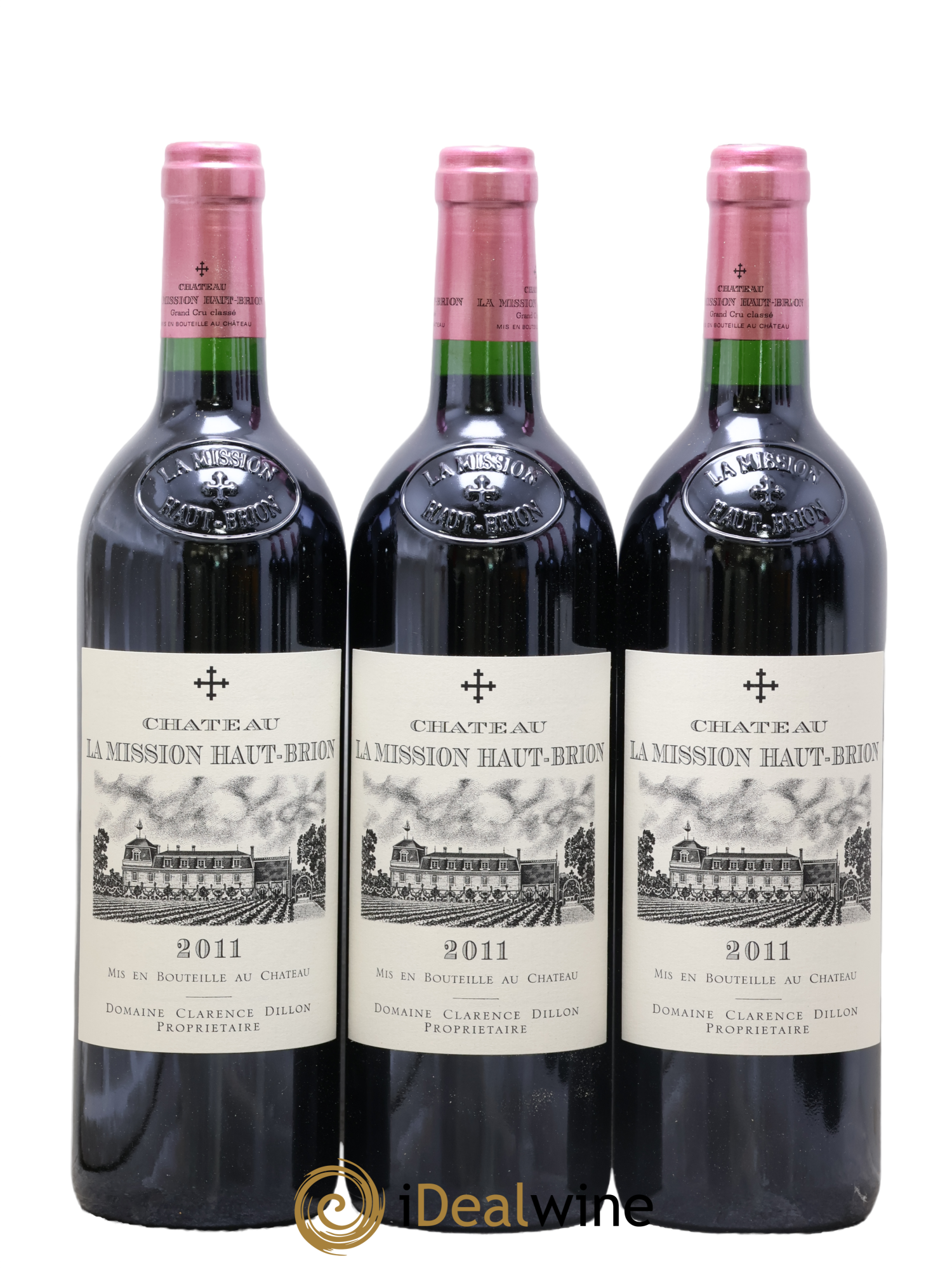 Château la Mission Haut-Brion Cru Classé de Graves 2011 - Lot de 3 bouteilles - 0