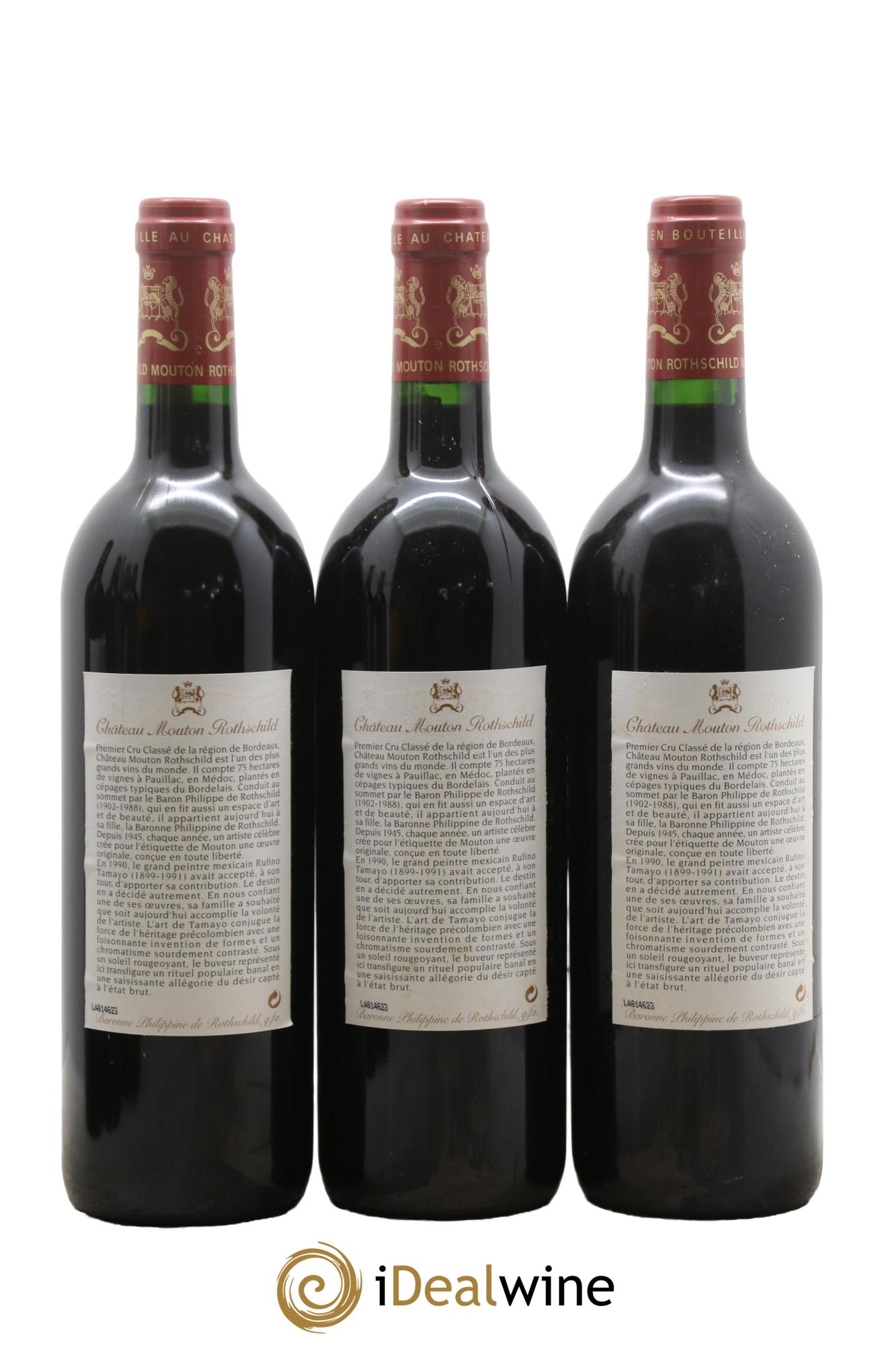 Château Mouton Rothschild 1er Grand Cru Classé 1998 - Posten von 6 Flaschen - 2