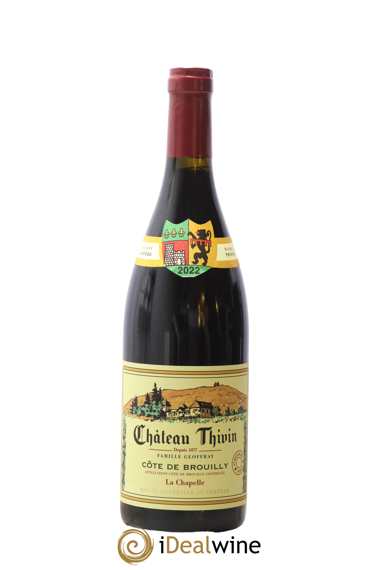 Côte de Brouilly Cuvée La Chapelle Château Thivin 2022 - Posten von 1 Flasche - 0