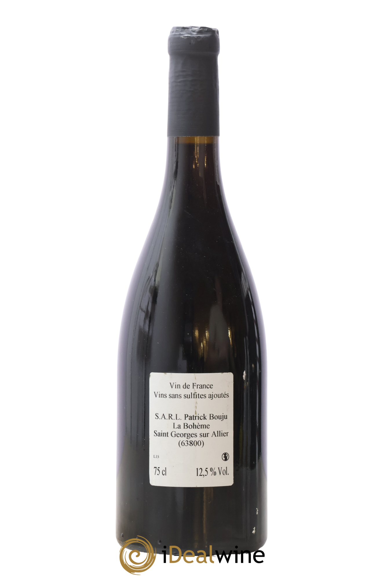 Vin de France La Bohème Patrick Bouju 2015 - Lot de 1 bouteille - 1