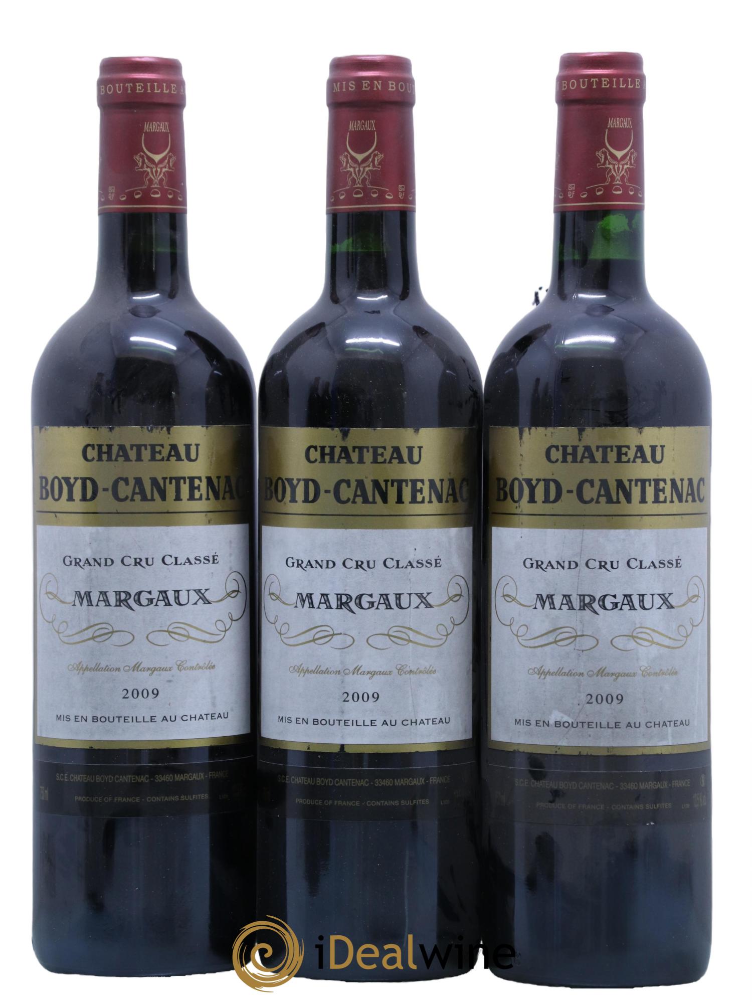 Château Boyd Cantenac 3ème Grand Cru Classé 2009 - Lot de 3 bouteilles - 0